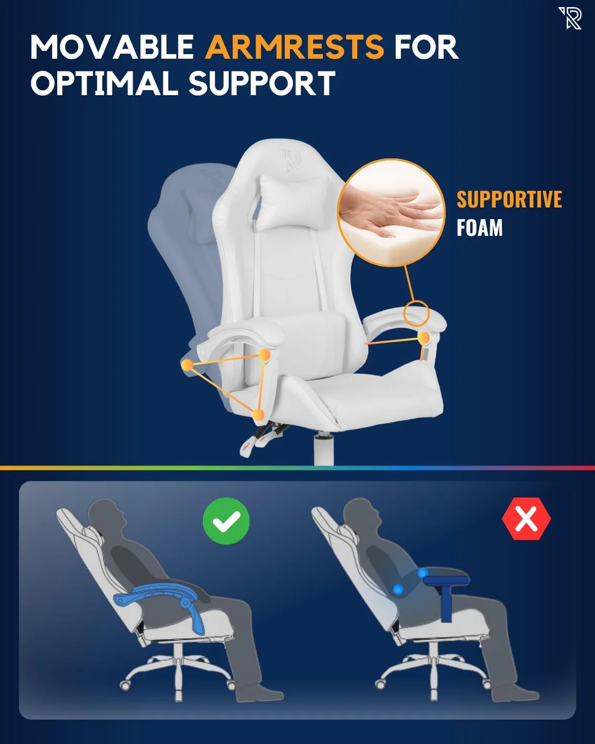 Apollo Gaming Chair White