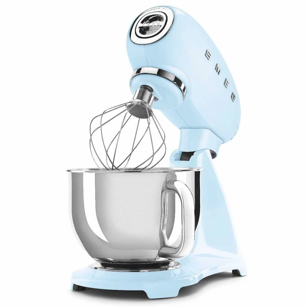 SMEG - Robot Cozinha 800W, Anni50, Total Blue Céu SMF03PBEU