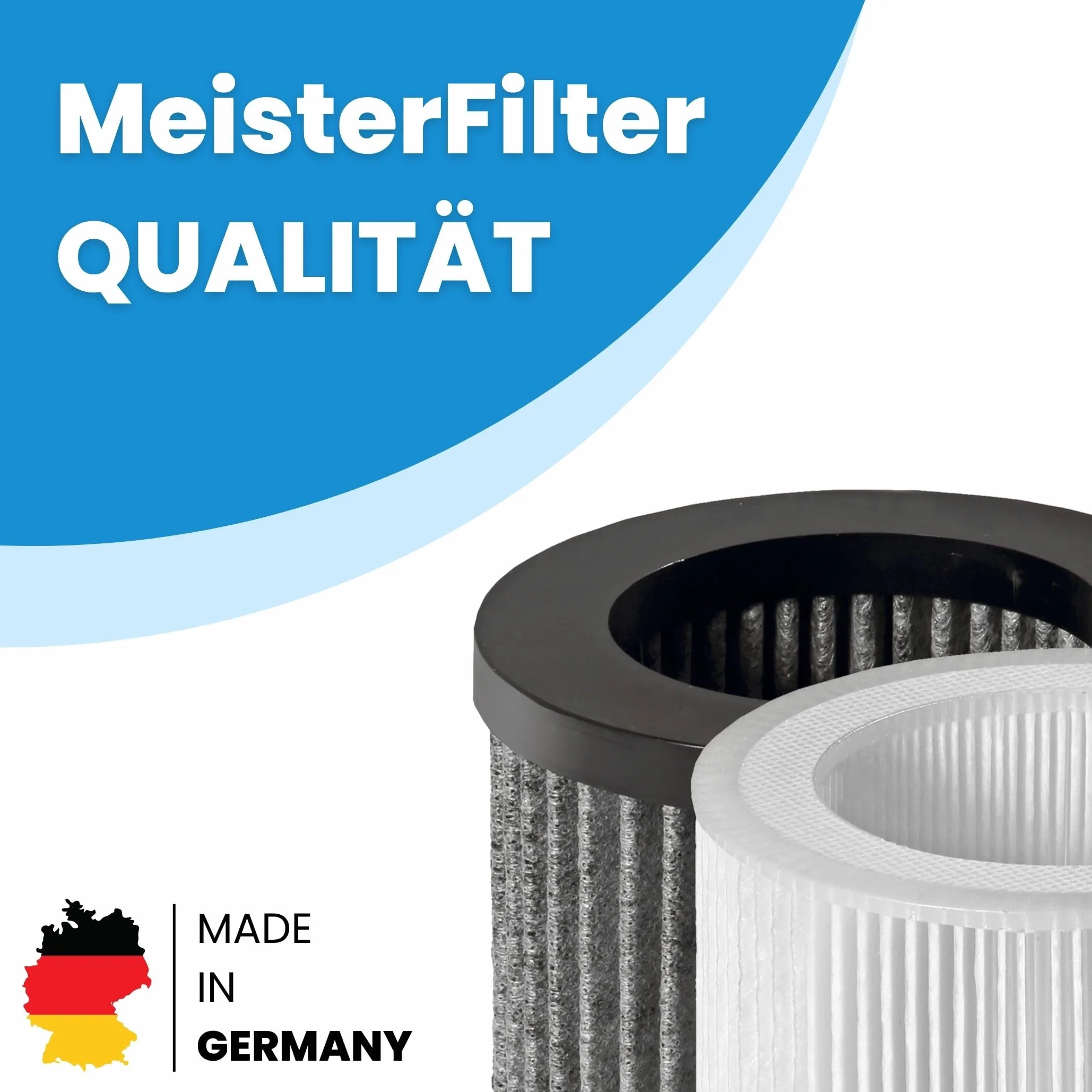 Filtr do meltem M-WRG - zestaw wymiennych filtrów G4 + F7, zamiennik M-WRG-FS (5571), M-WRG-FA (5572), filtr powietrza do instalacji wentylacji KWL, wentylacji mieszkania, 123 x 100 mm