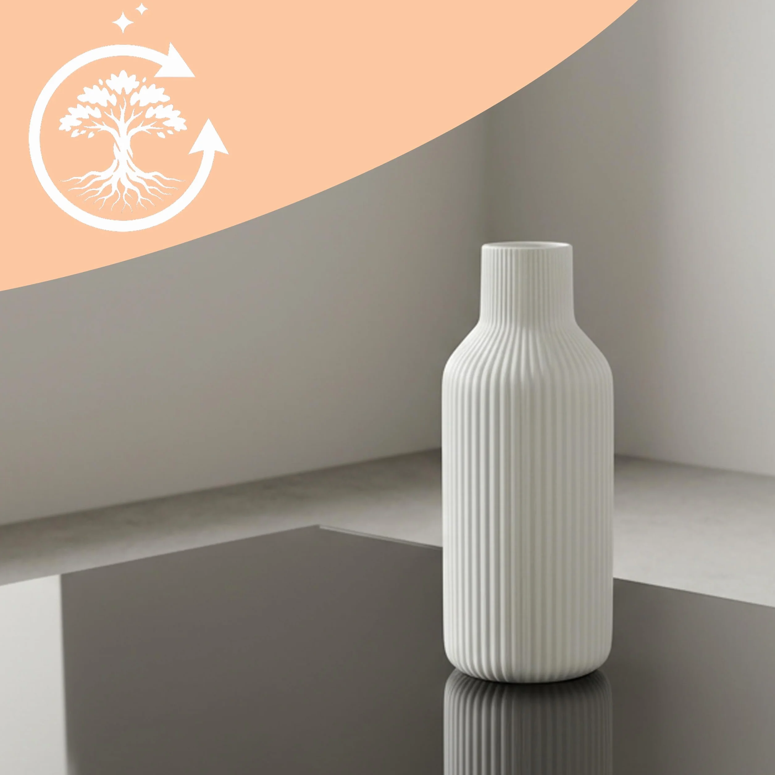 Relaxdays Zestaw 3 wazonów, wazony na kwiaty, 3 rozmiary, świeże i suszone kwiaty, dekoracja ceramiczna, dekoracja stołu, biały