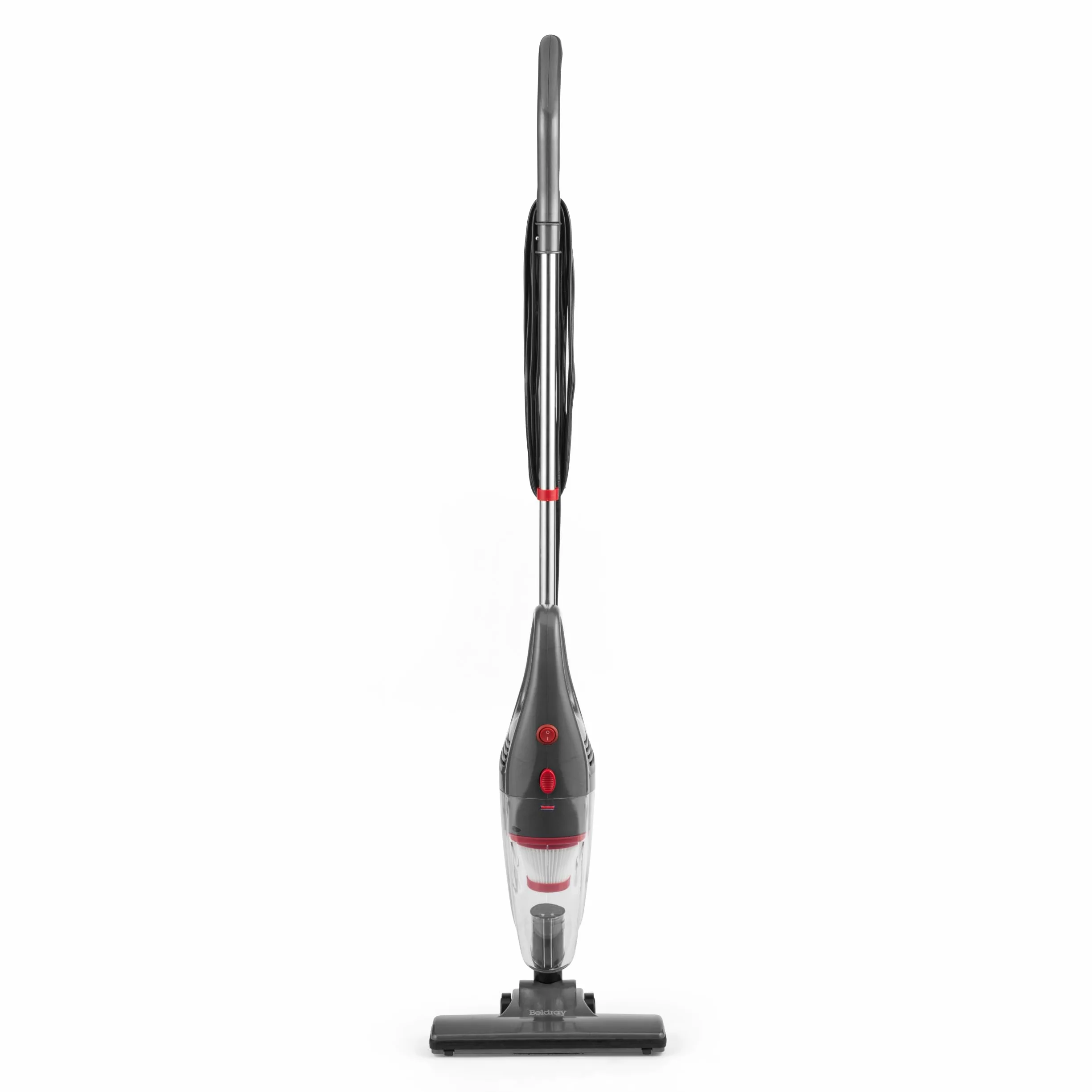 Beldray BEL0770N-GRY 2-in-1 Stick Handheld Vacuum Cleaner 600W Bagless HEPA Filter Grey