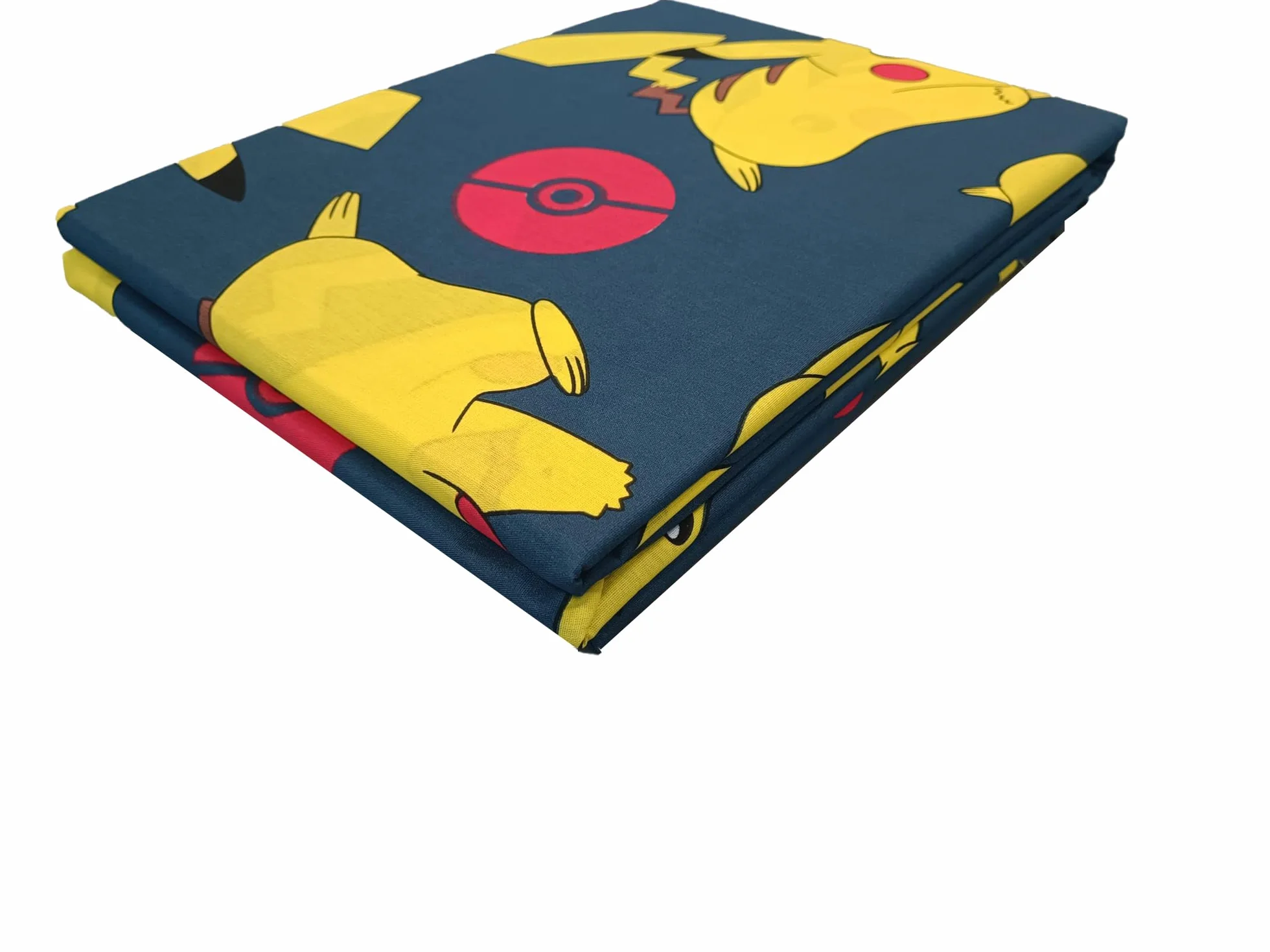 Pokemon jednoosobowy zestaw pościeli bawełnianej z prześcieradłem i poszewką