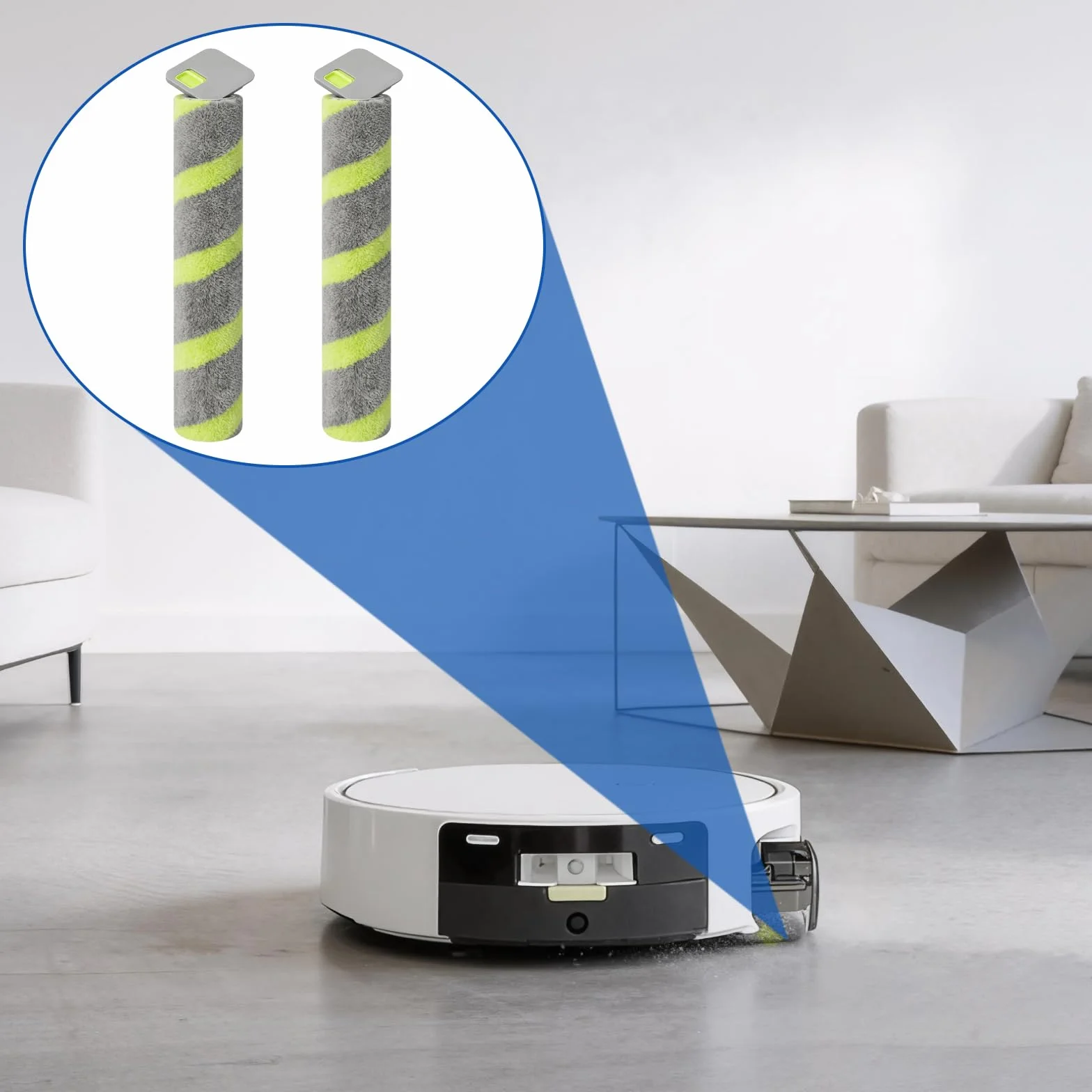 Rolka szczotki, części zamienne do robota odkurzającego iRobot Roomba Max 705 Combo/Roomba Max 700 Series Combo, 2 rolki szczotki akcesoria