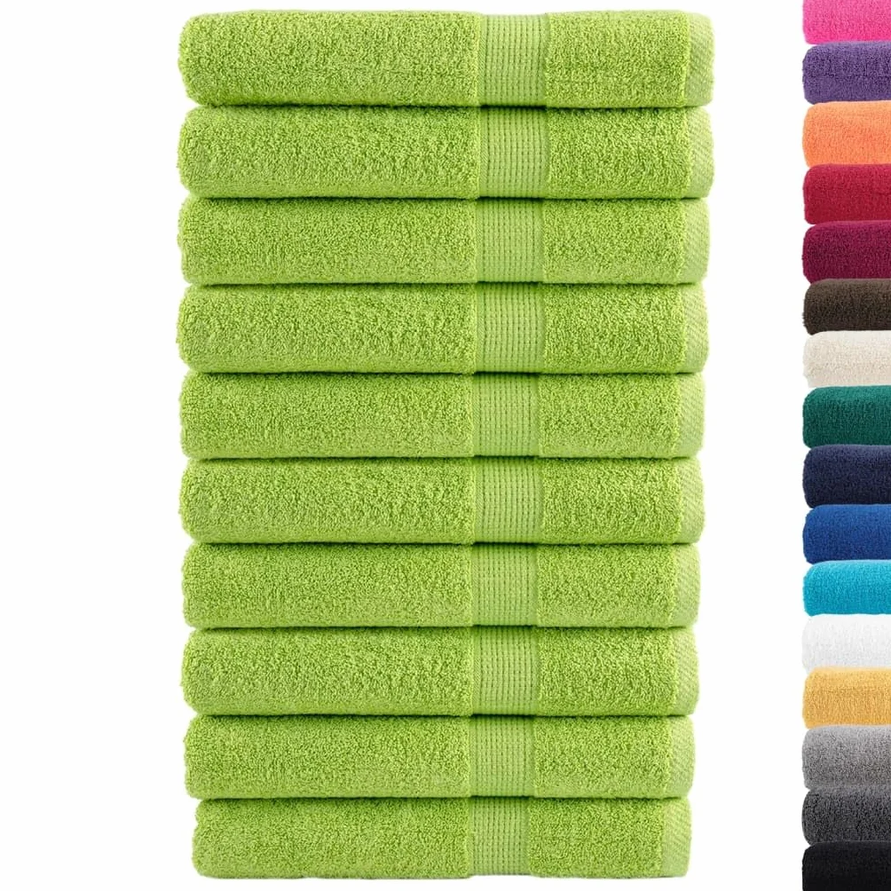 Ręczniki premium SOLUND Bardzo duże ręczniki premium, bardzo chłonne i szybkoschnące, 100 x 200 cm, 600 g/m², bardzo miękki ręcznik jakości hotelowej, 10 szt