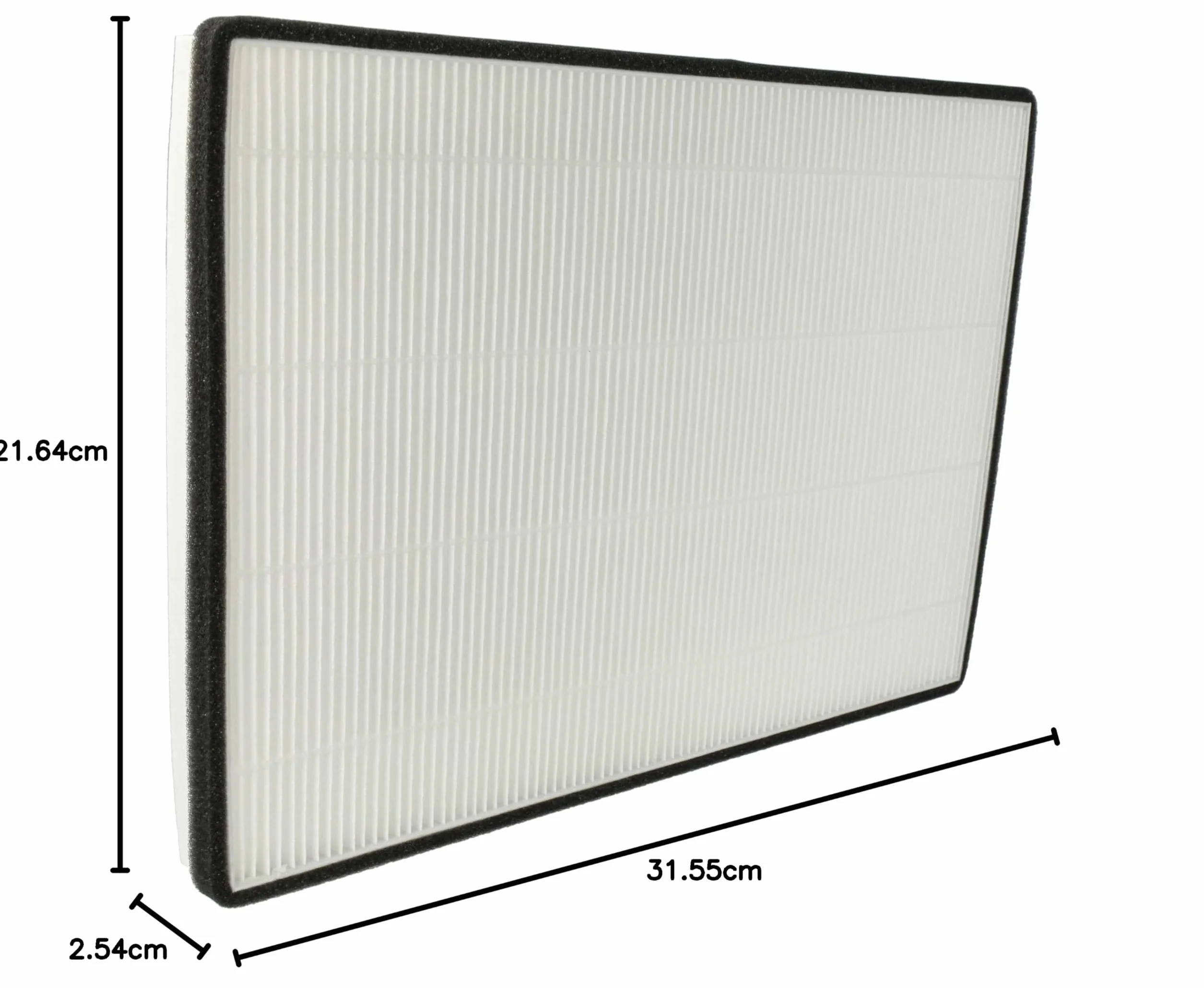 vhbw Filtr powietrza F7 kompatybilny z Helios KWL EC 300 Eco, KWL EC 200 W, wentylator łazienkowy, wentylator, urządzenie wentylacyjne (filtr pyłkowy)