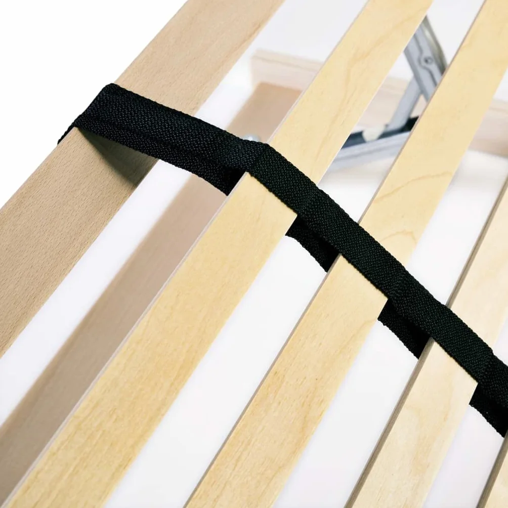 vidaXL Stelaż do łóżka z 28 listwami, 7 stref, 120 x 200 cm