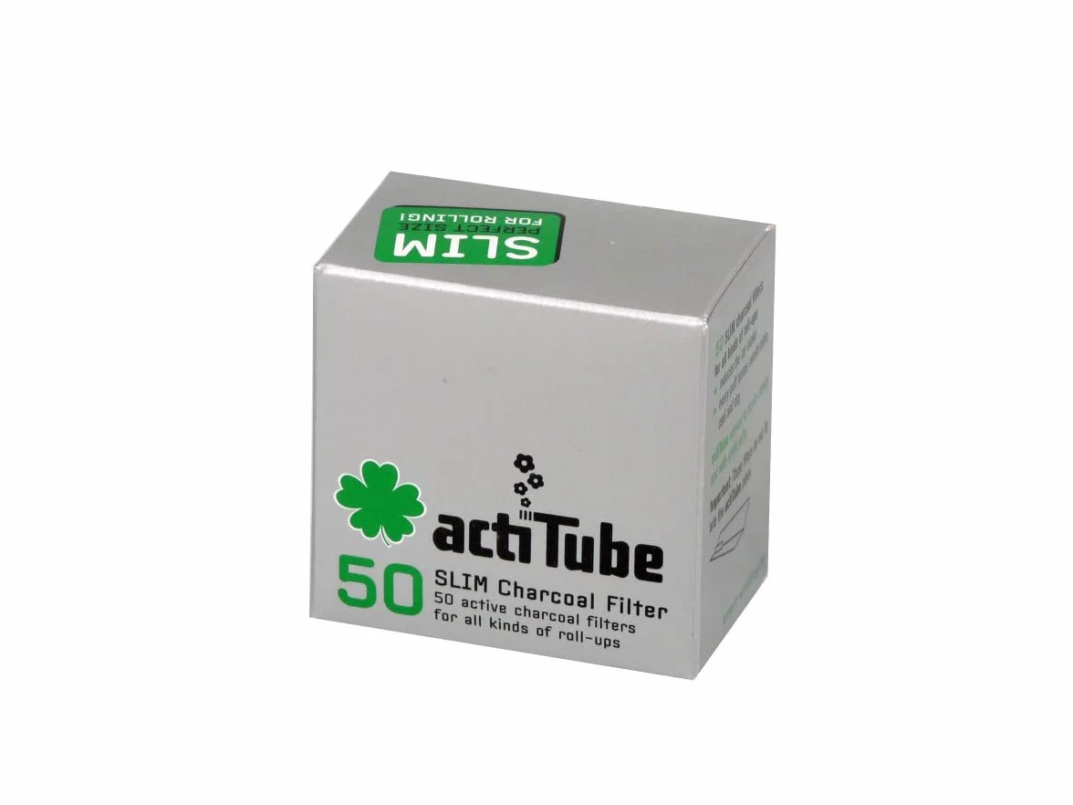 Actitube Slim 17127 Filtry, Srebrny, 4 x 50 szt.