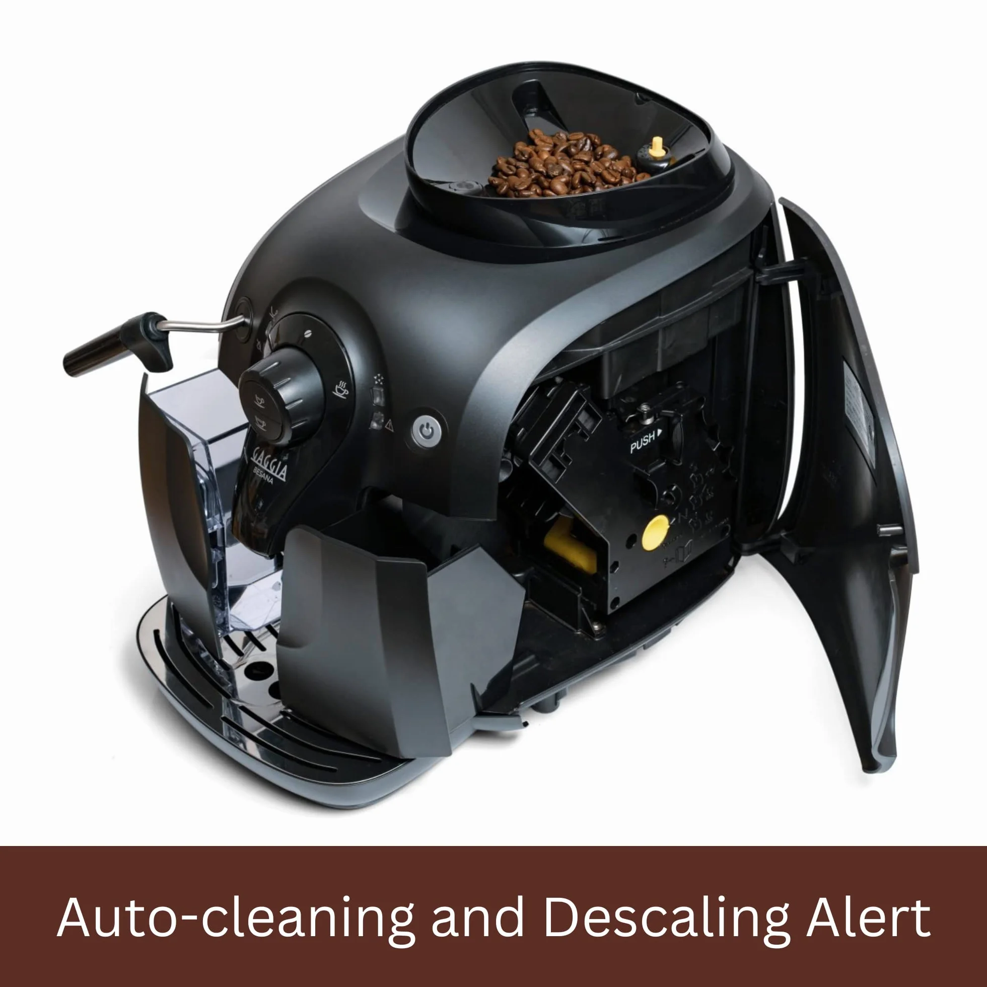 Gaggia ‎RI8180 Besana Automatyczny Ekspres do Kawy, ABS, 1400 W, 1 L, Czarny