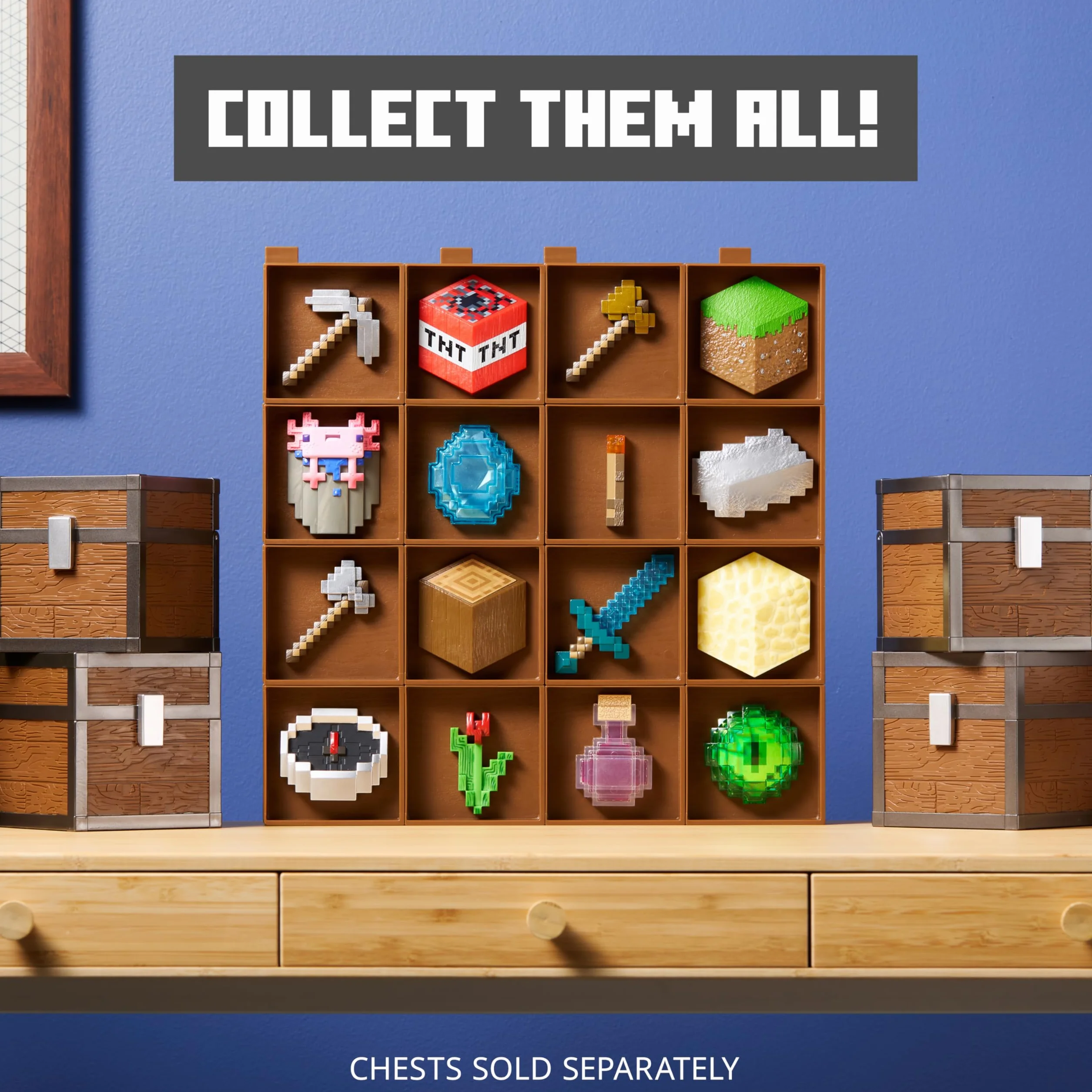 Minecraft Set Loot Chest Plain 10Cm