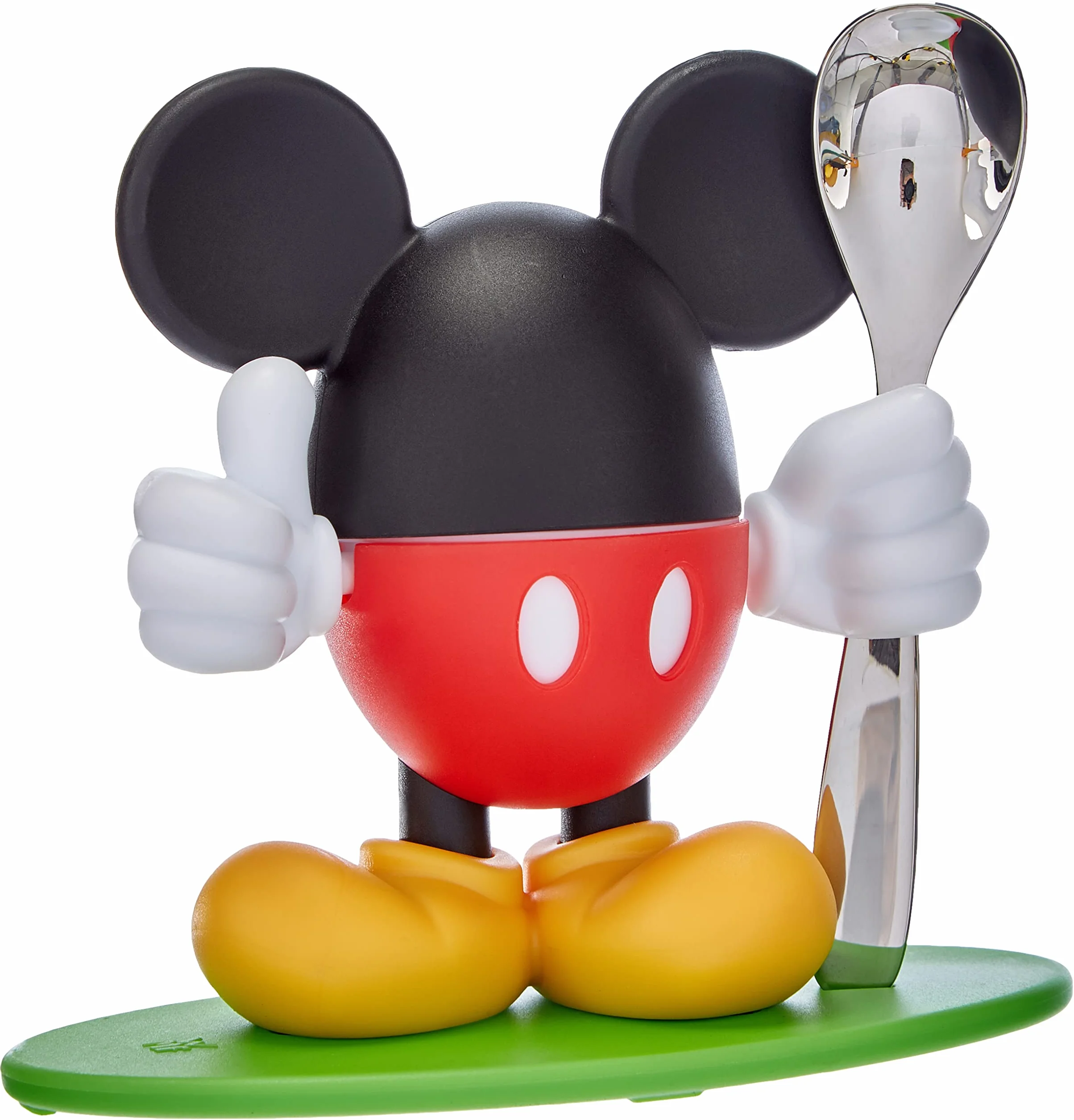 Wmf Disney Mickey Mouse Kieliszek Do Jajka Z Łyżeczką Tworzywo Sztuczne Stal Nierdzewna Bez Grawerunku 14 cm Wielokolorowy