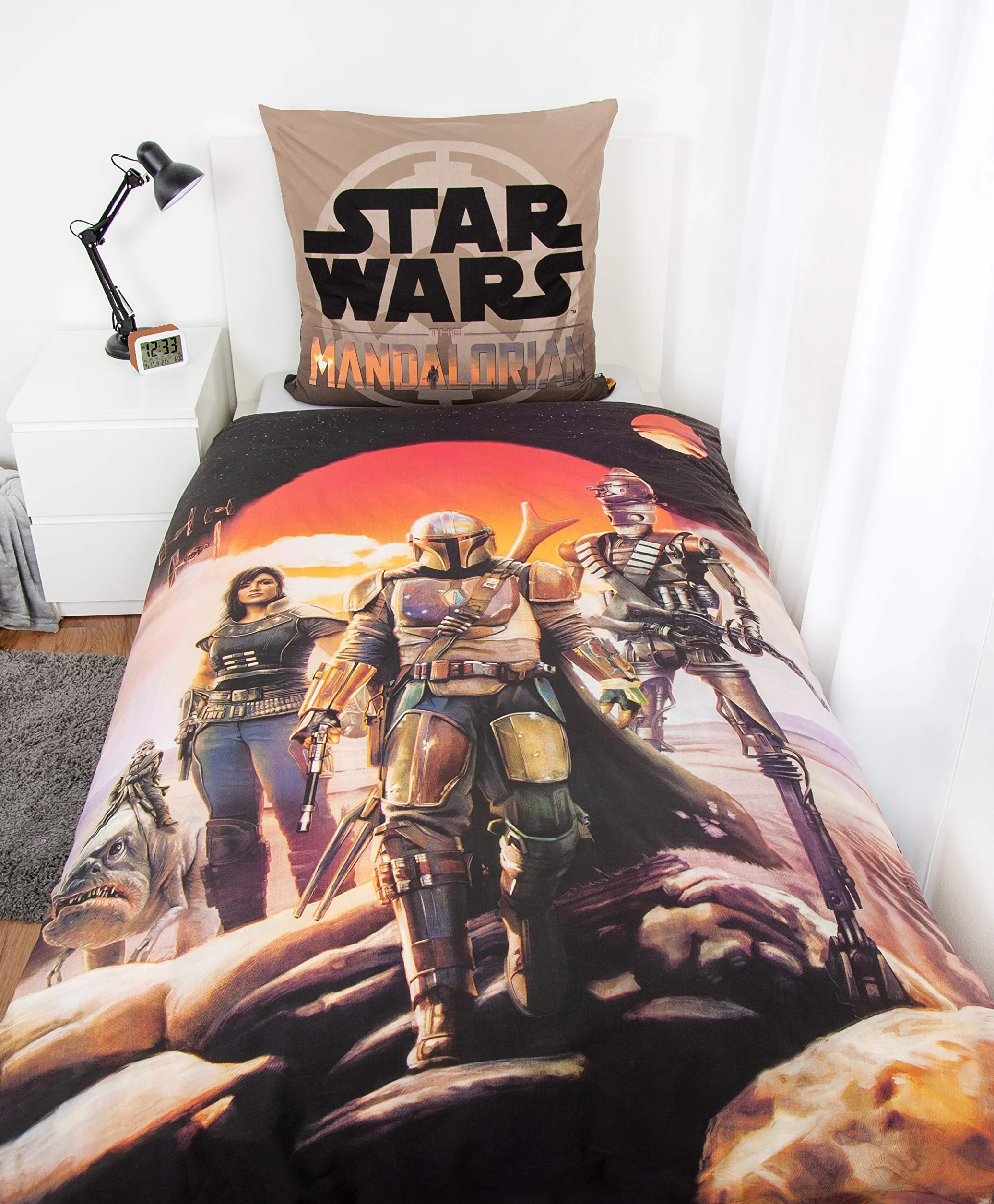 Star Wars Mandalorian komplet pościeli 140x200 cm bawełna Renforcé