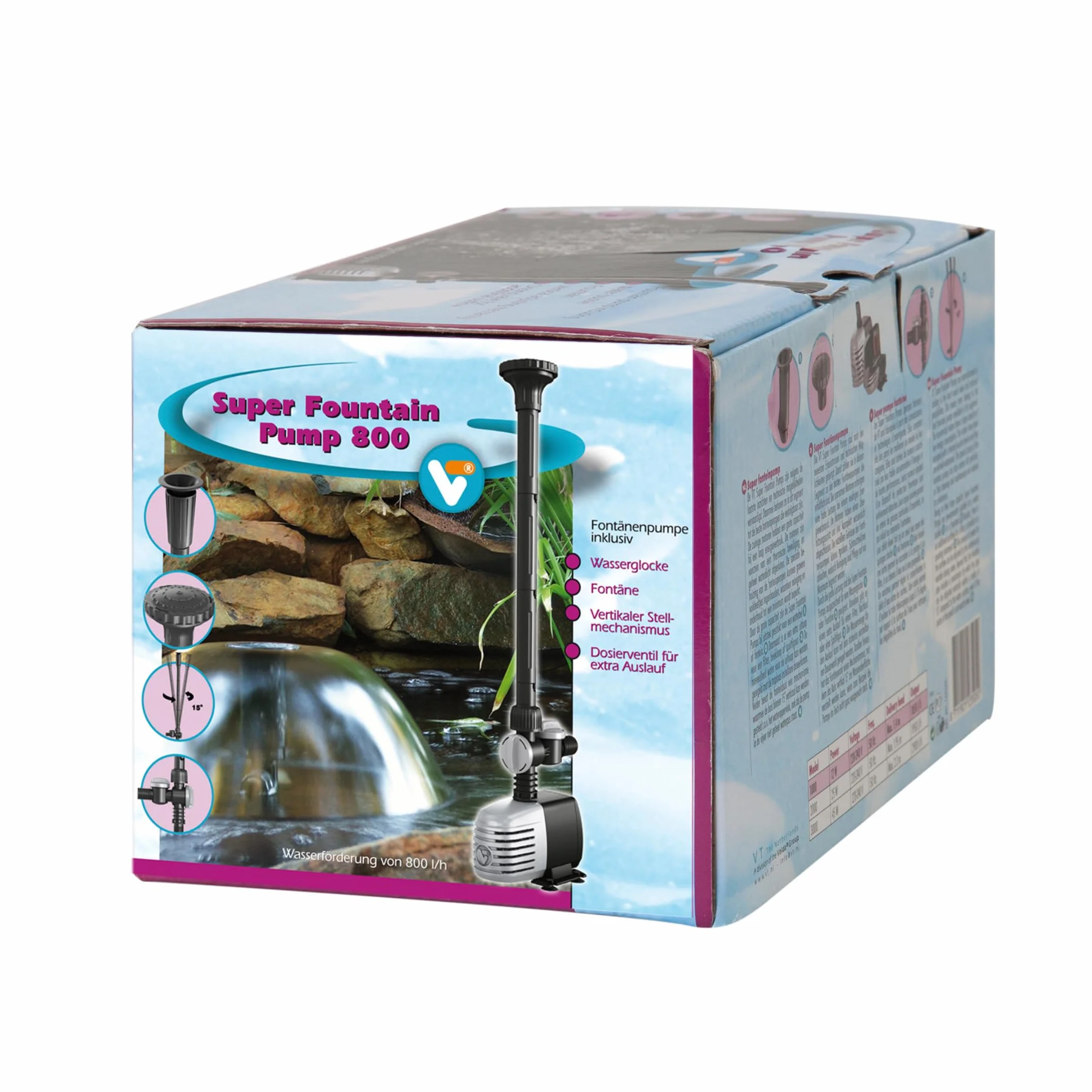VT Super Fountain Pump 1000 pompa