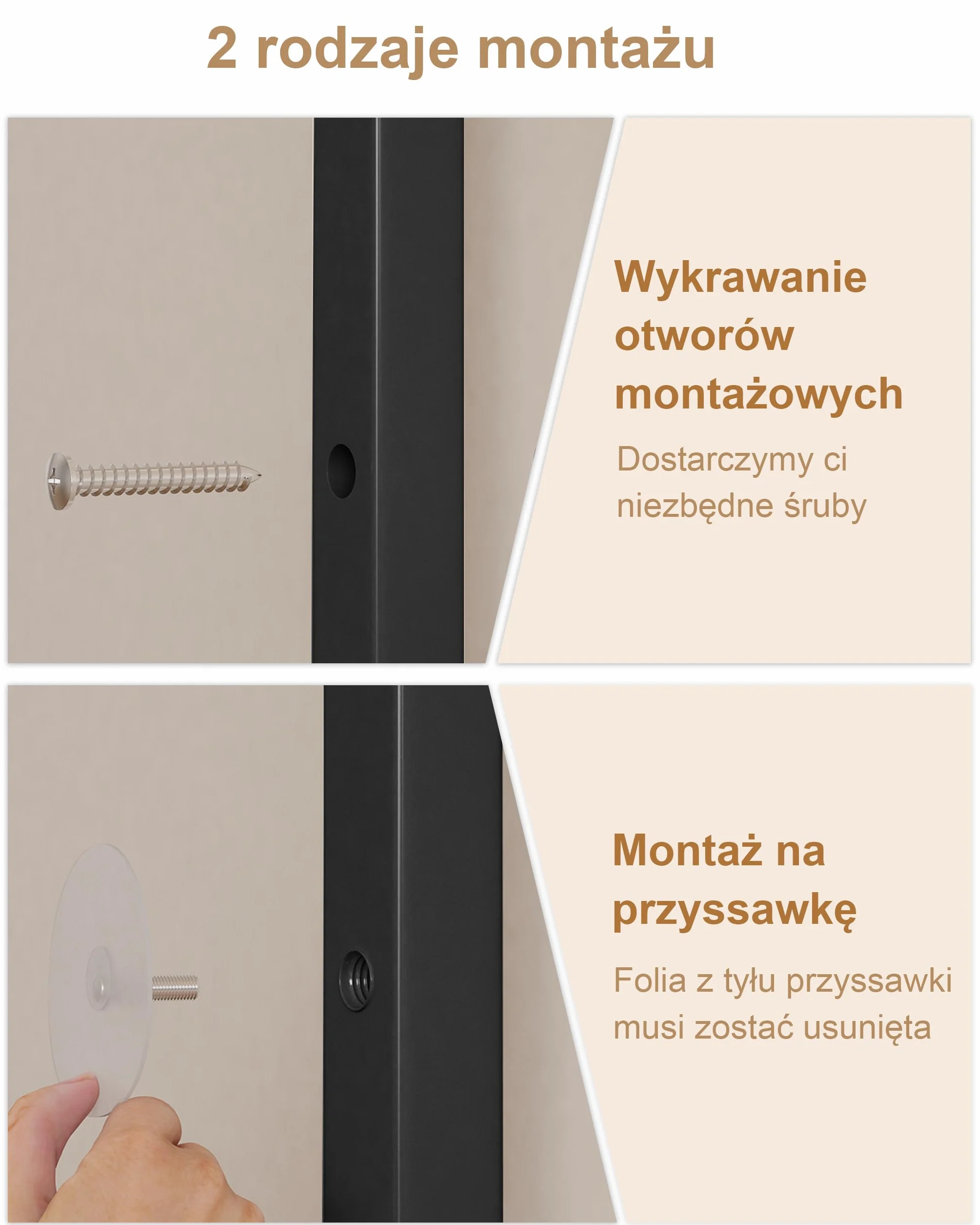 UMDONX stojący regał łazienkowy 5-komorowy czarny