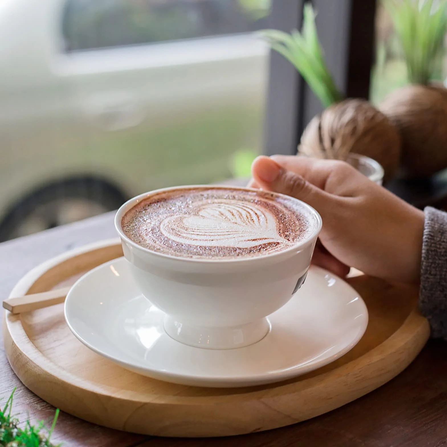 Dzbanek na mleko ze stali nierdzewnej 350 ml ze wskaźnikiem pomiarowym akcesoria barista