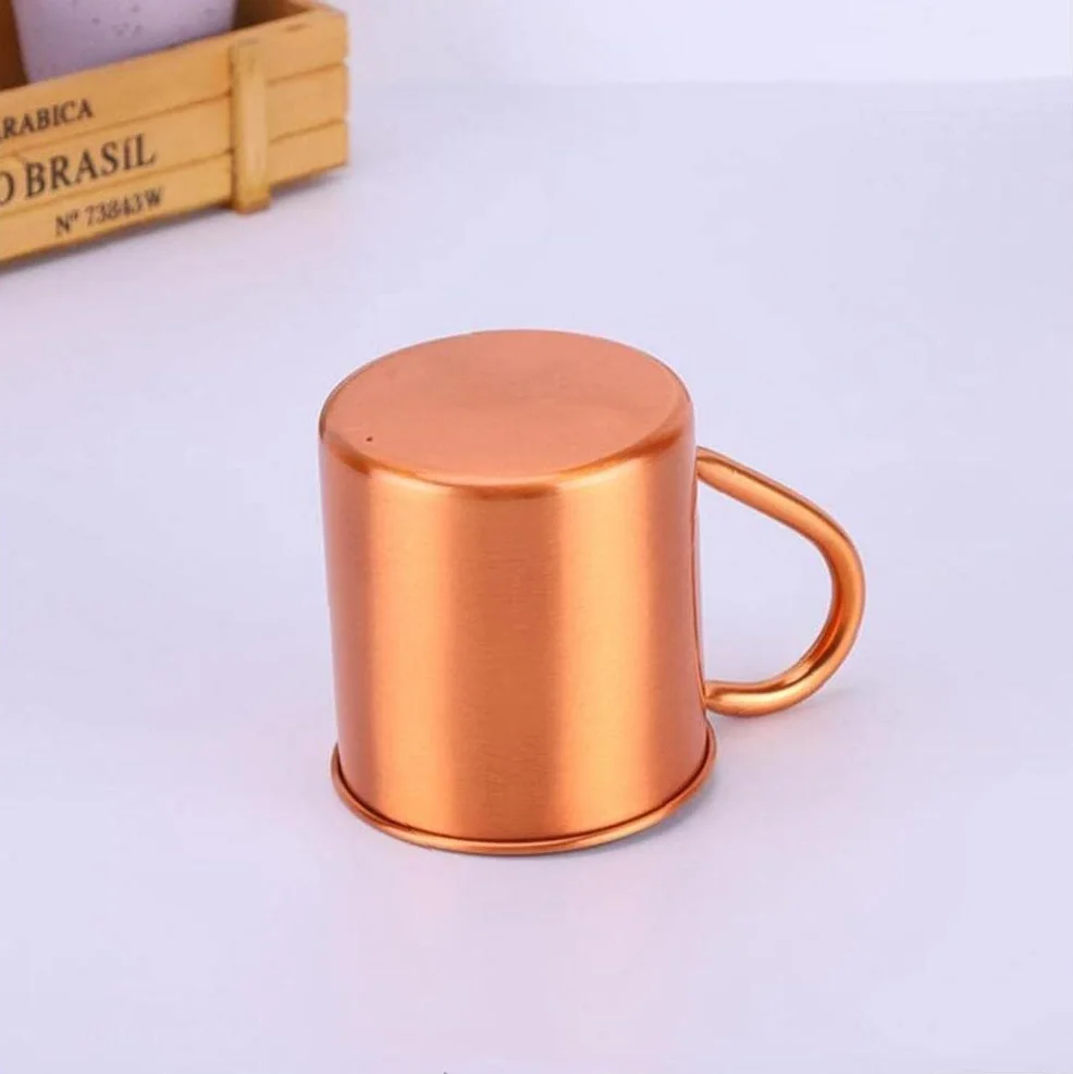 zalati Moscow Mule kubek czysta miedź bez wewnętrznej wkładki do koktajli kawy piwa mleka wody