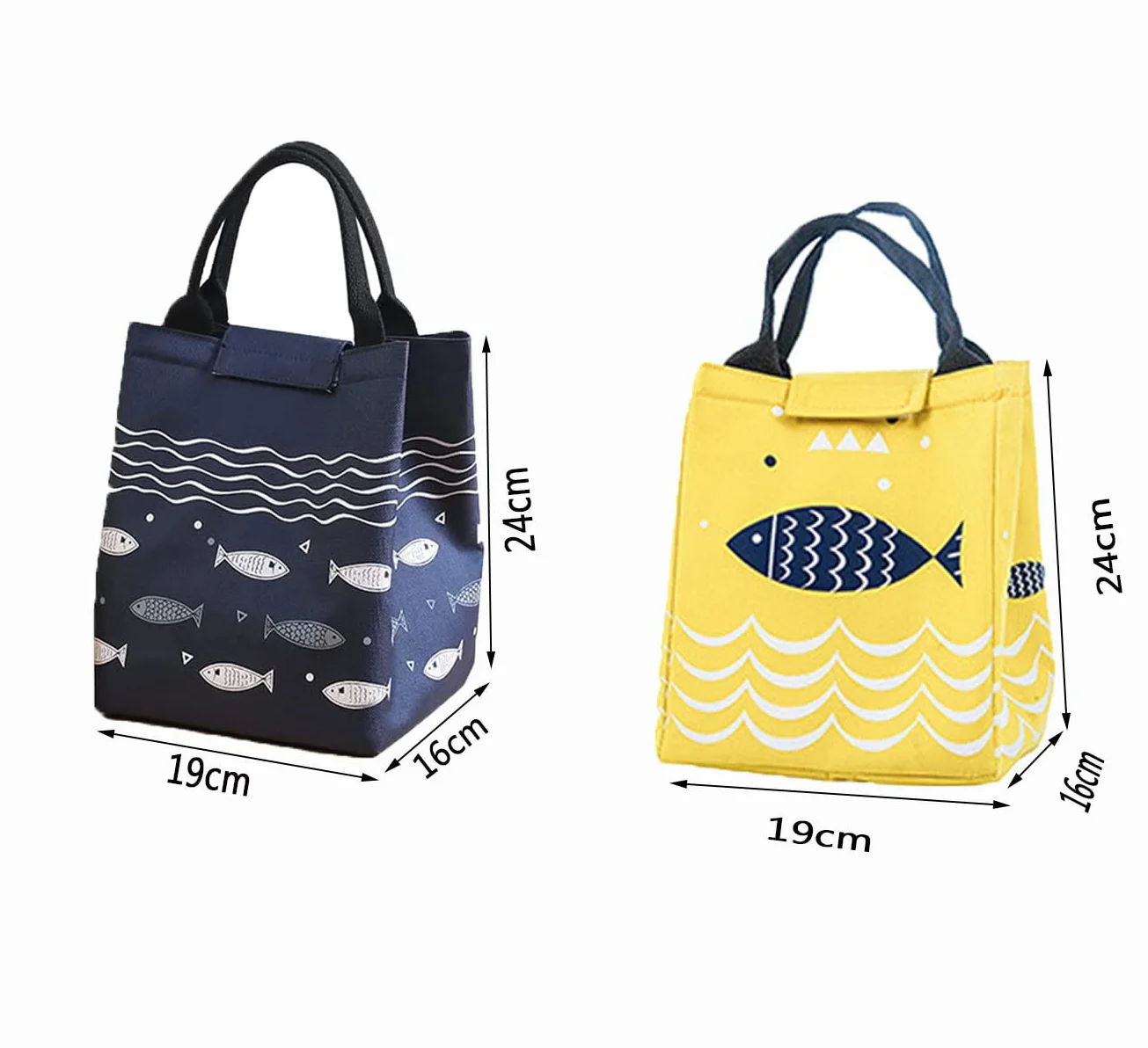 Cool Bag izolowana torba na lunch wodoszczelna składana duża pojemność