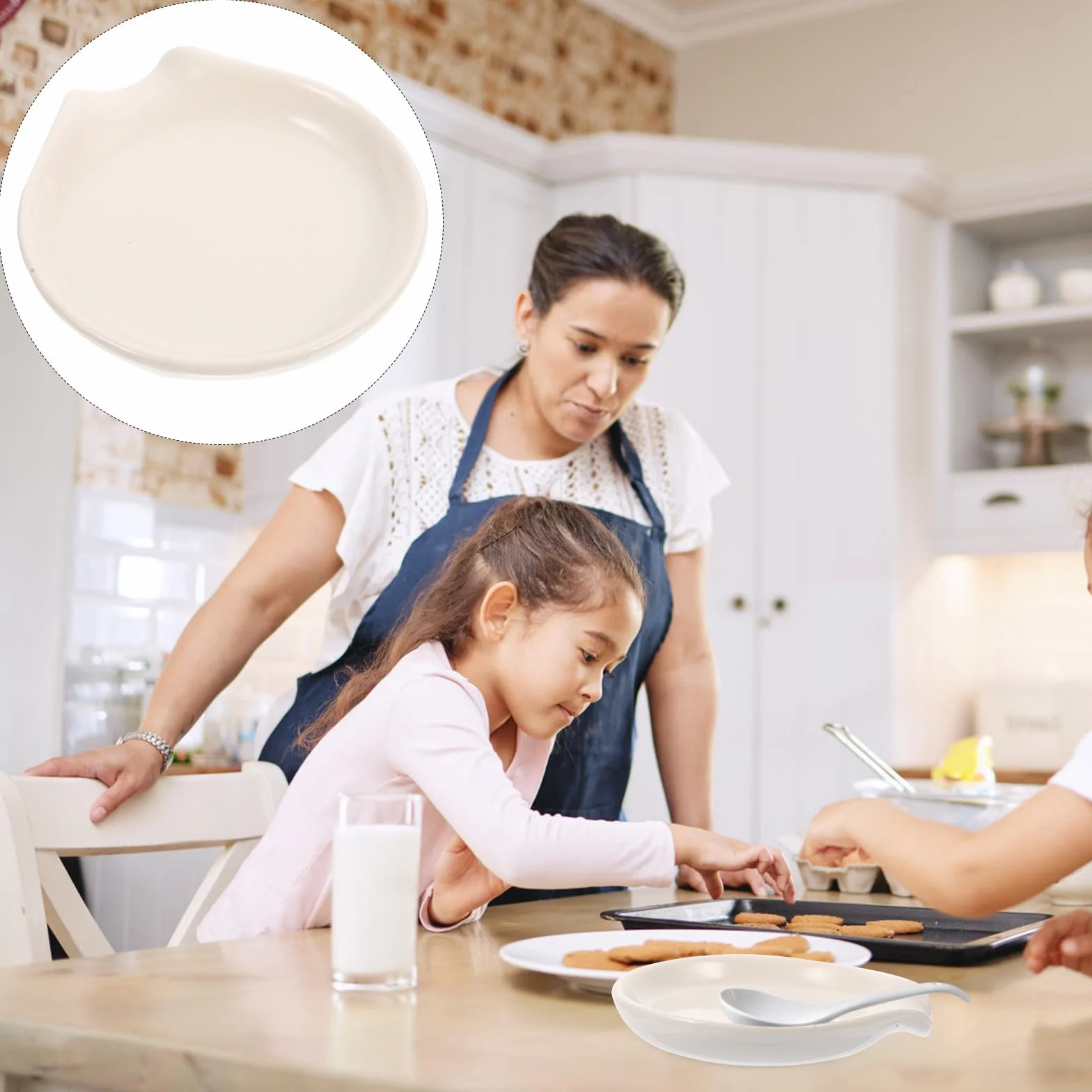 Ceramiczny Stojak Łyżki Kuchenne Prosty i Wytrzymały Uchwyt Do Przechowywania Łyżek i Pałeczek Praktyczny Organizer Sztućce Do Domu i Restauracji