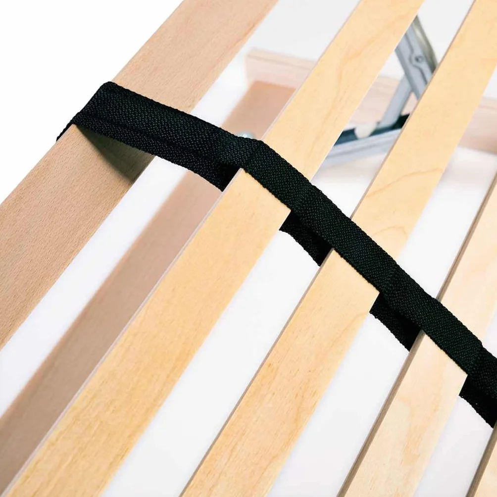 vidaXL Stelaż do łóżka z 28 listwami, 7 stref, 120 x 200 cm