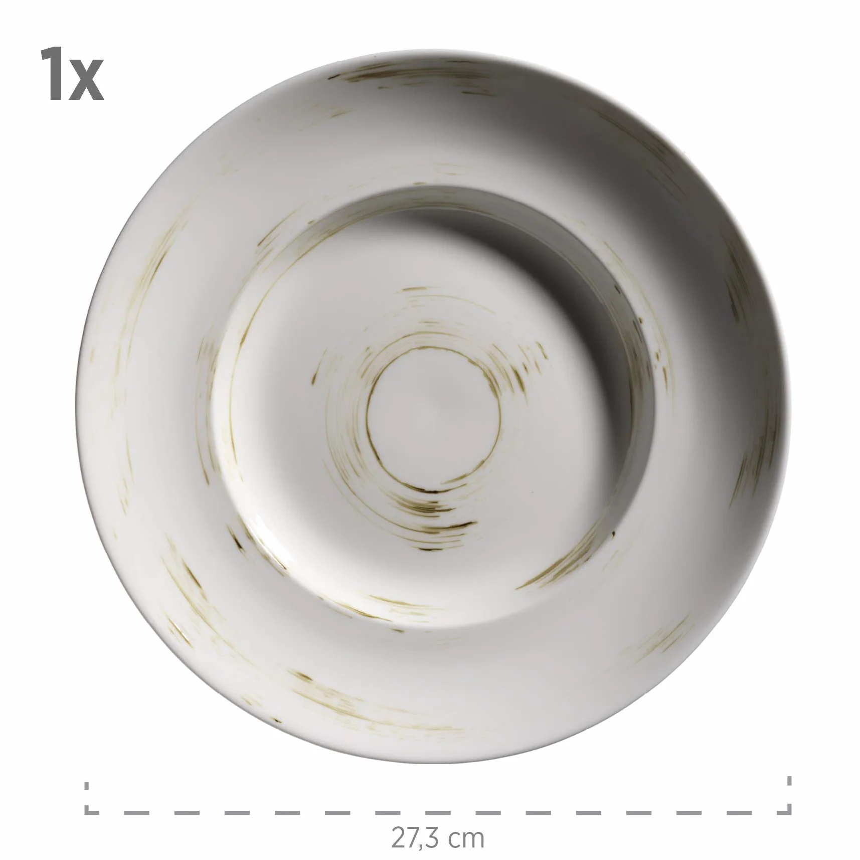 Mäser Zestaw talerzy do makaronu, Durable Porzellan DERBY