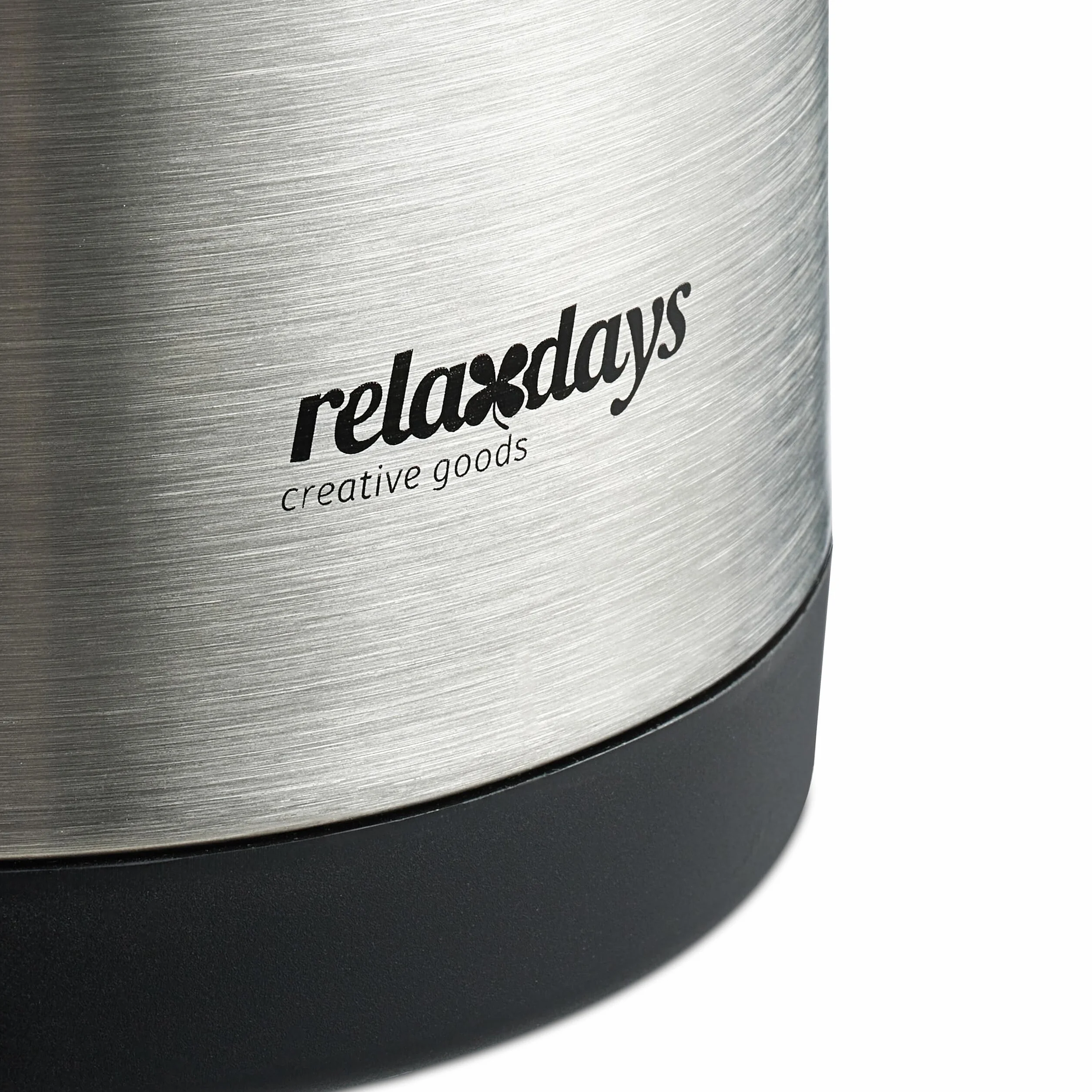 Relaxdays Termos ze stali nierdzewnej, termos do herbaty, kawy, 2 litry, z uchwytem, srebrny