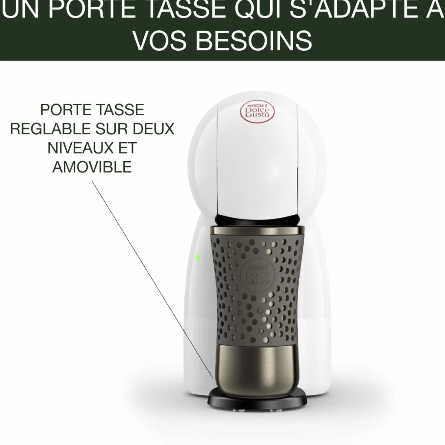 Krups NESCAFÉ Dolce GUSTO PICCOLO XS by weiß ręczny ekspres do kawy na kapsułki