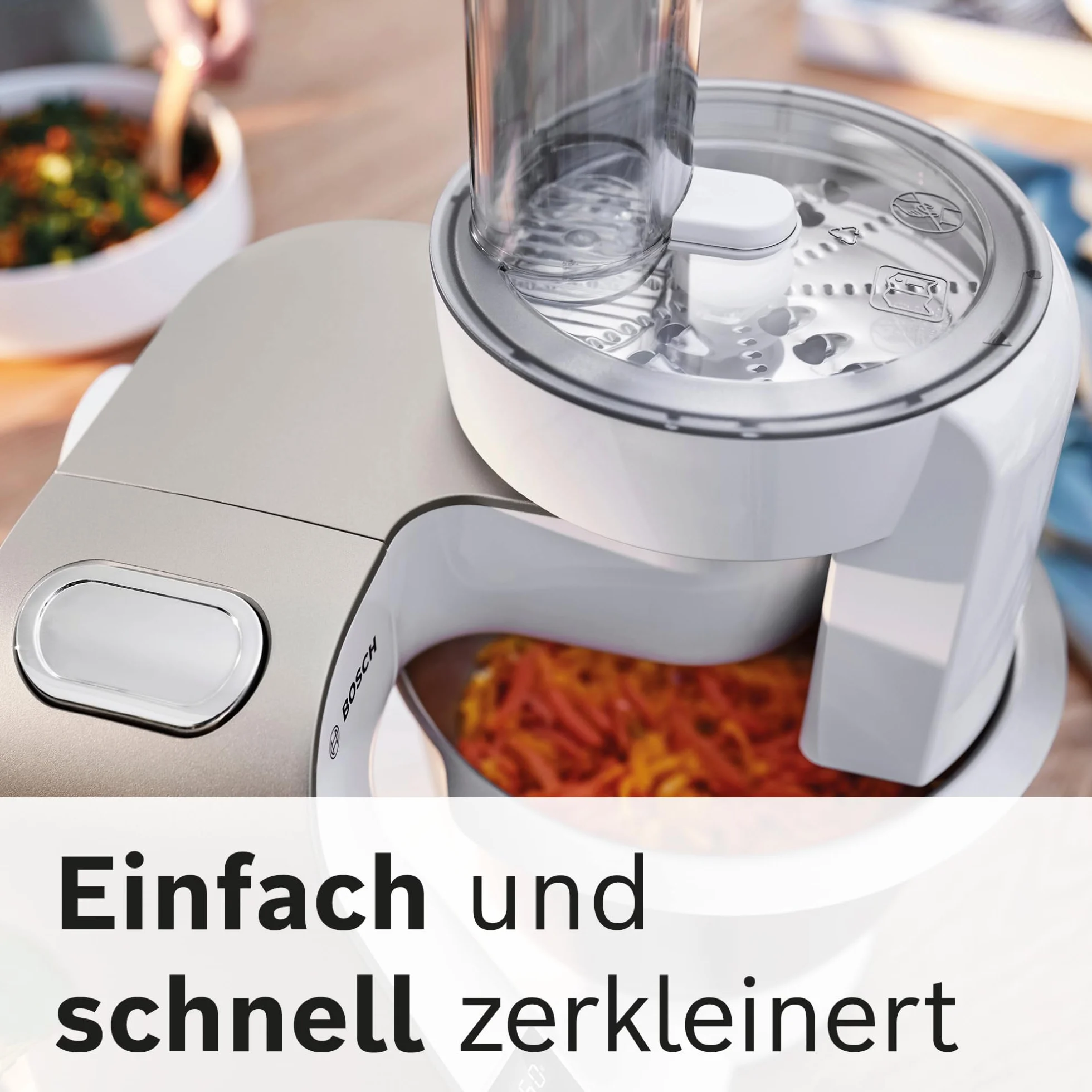 Bosch Hausgeräte MUM5XW20 MUM 5 Robot Kuchenny, Stal Nierdzewna/Tworzywo Sztuczne, 1000 W, 3,9 Litra, Biały/Szary