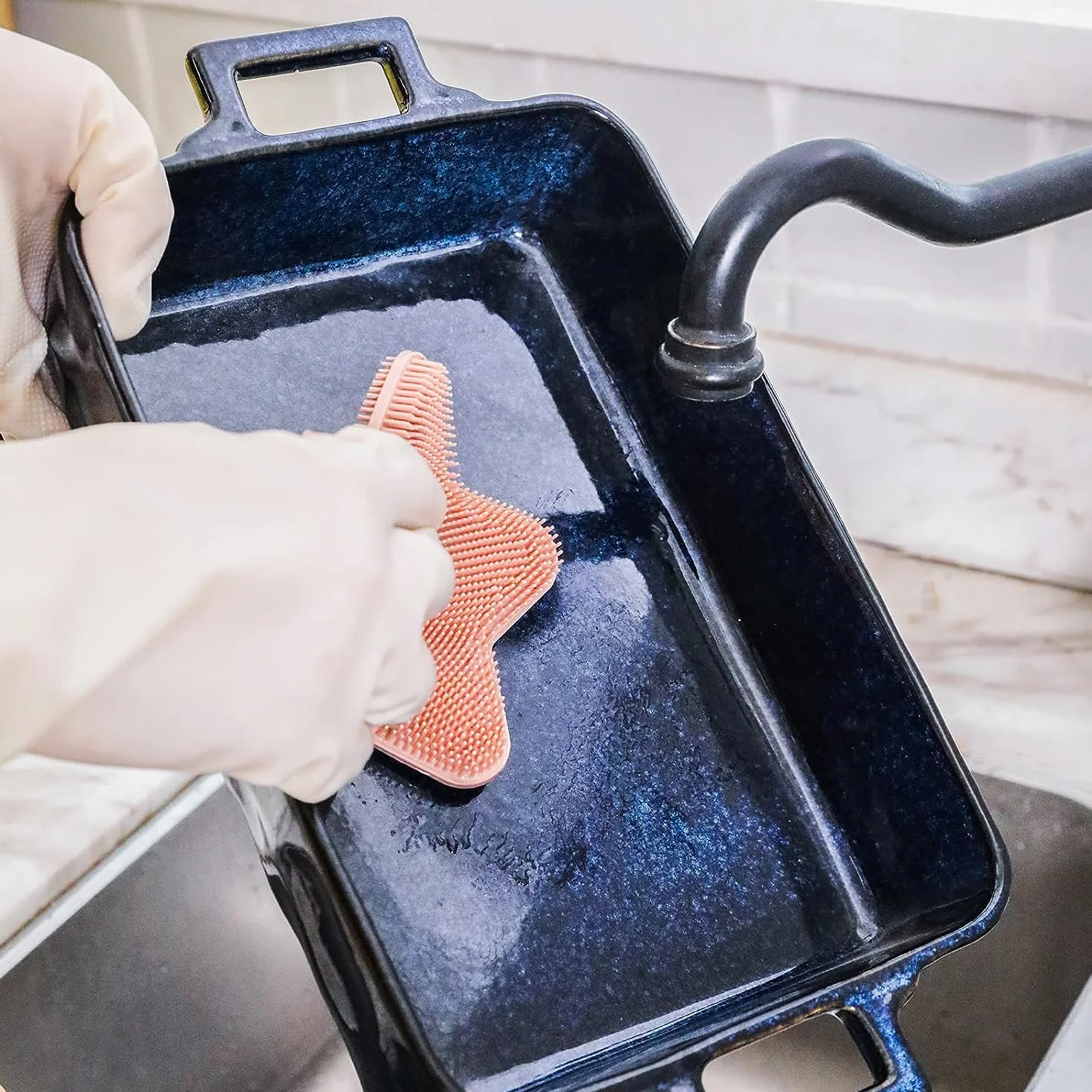 VICRAYS Ceramiczny zestaw naczyń do pieczenia, porcelanowe prostokątne naczynie do lasagne
