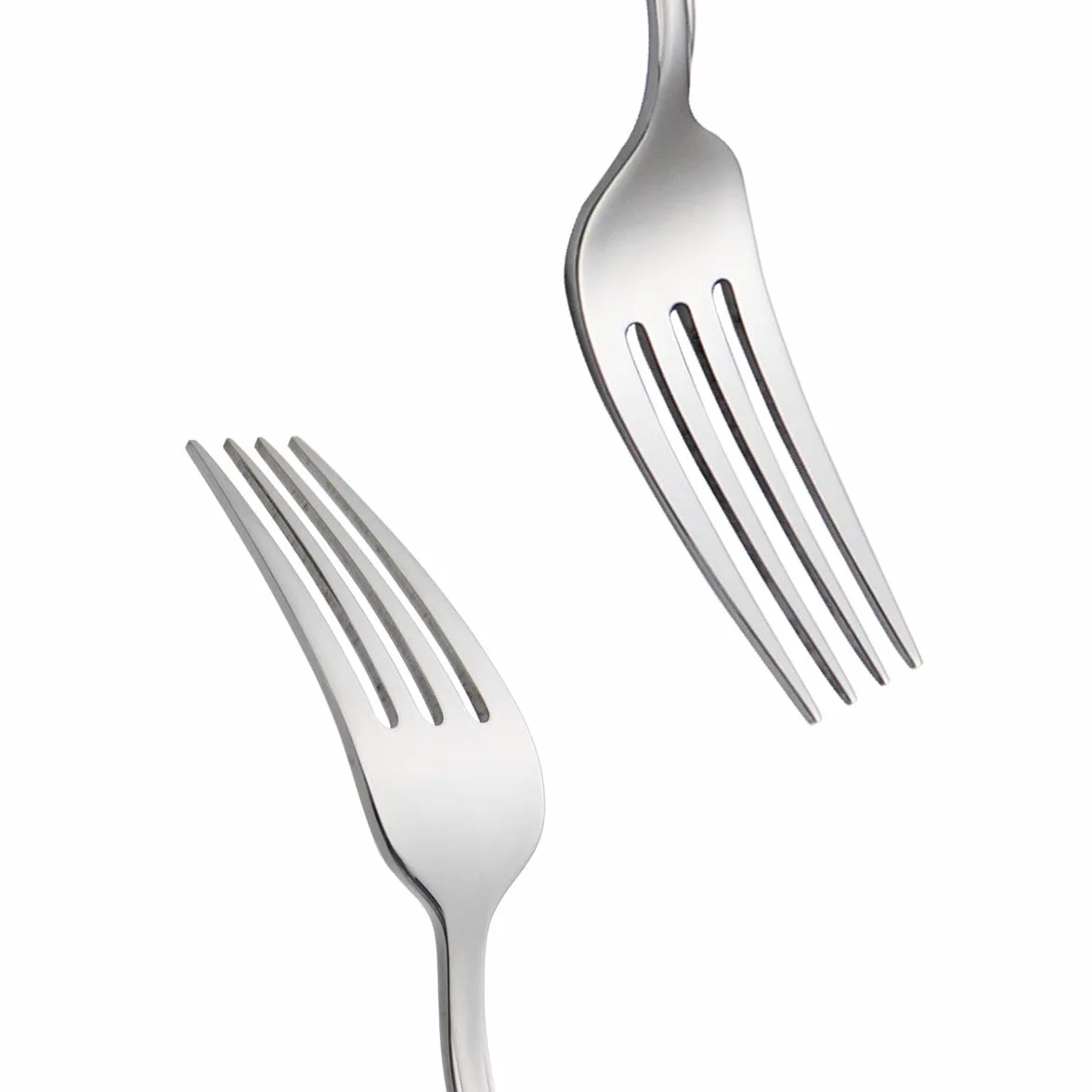 Stal nierdzewna 18/0 widelce stołowe 6 szt. 20,3 cm srebrne