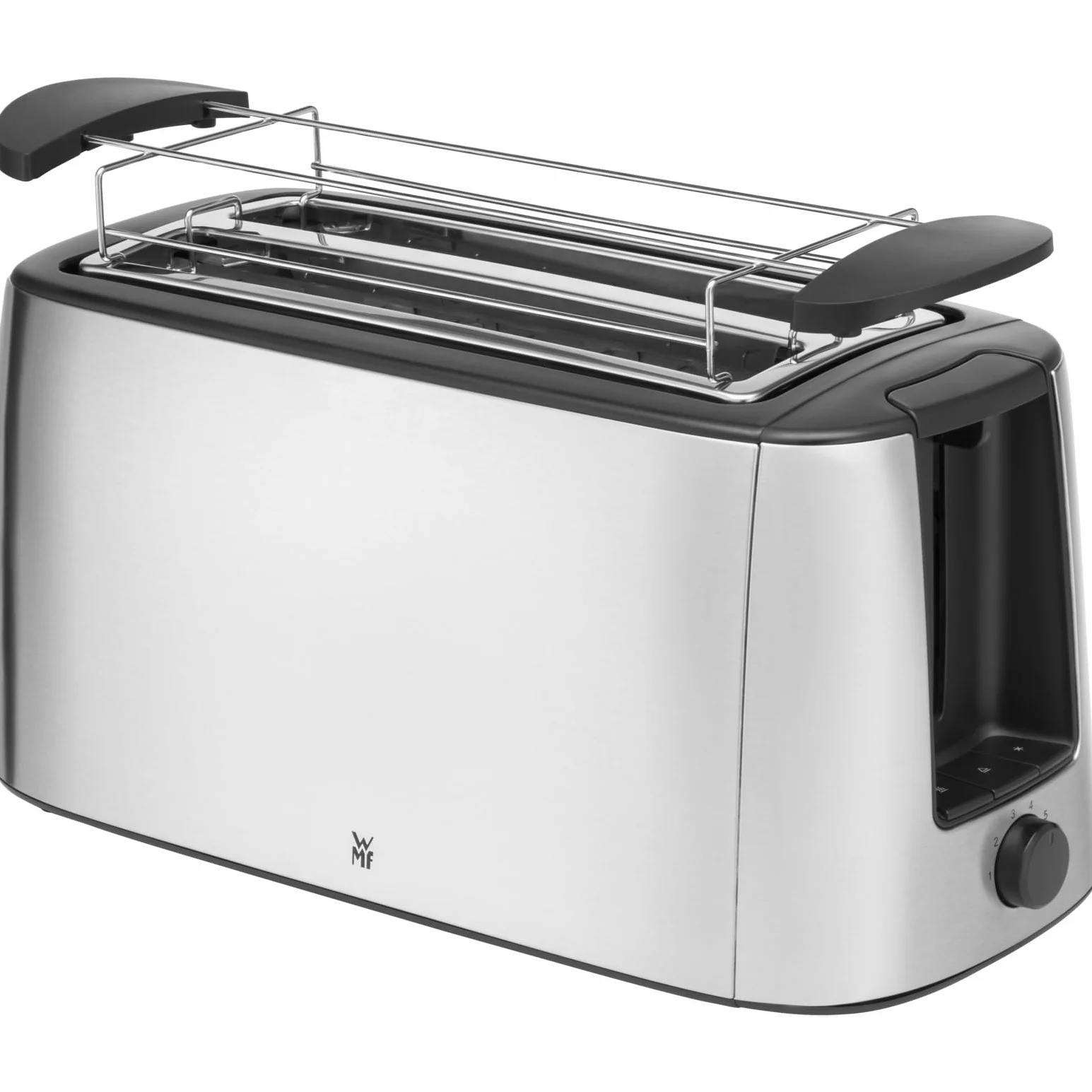 Wmf 414150011 Bueno Pro Toster, Stal Nierdzewna, 1550 W, Srebrny/Czarny