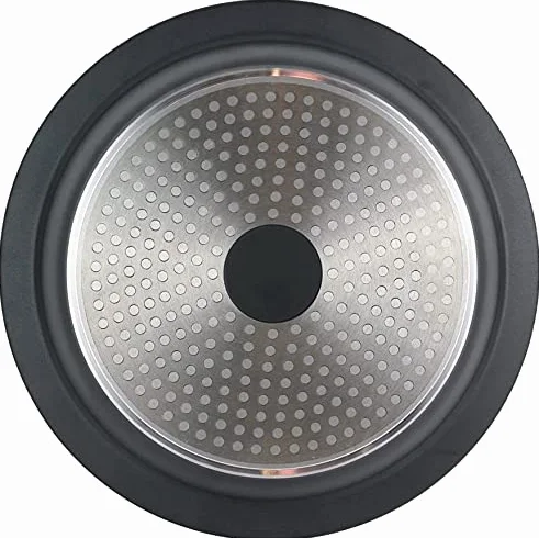 Tajine ze stali nierdzewnej do indukcji i ceramiki gradient czerwony czarny