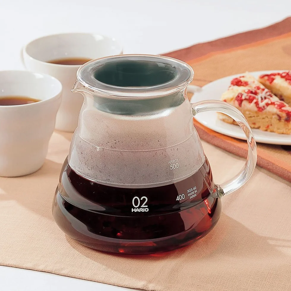 Hario Dzbanek do kawy, szklany, przezroczysty, 02, 600 ml