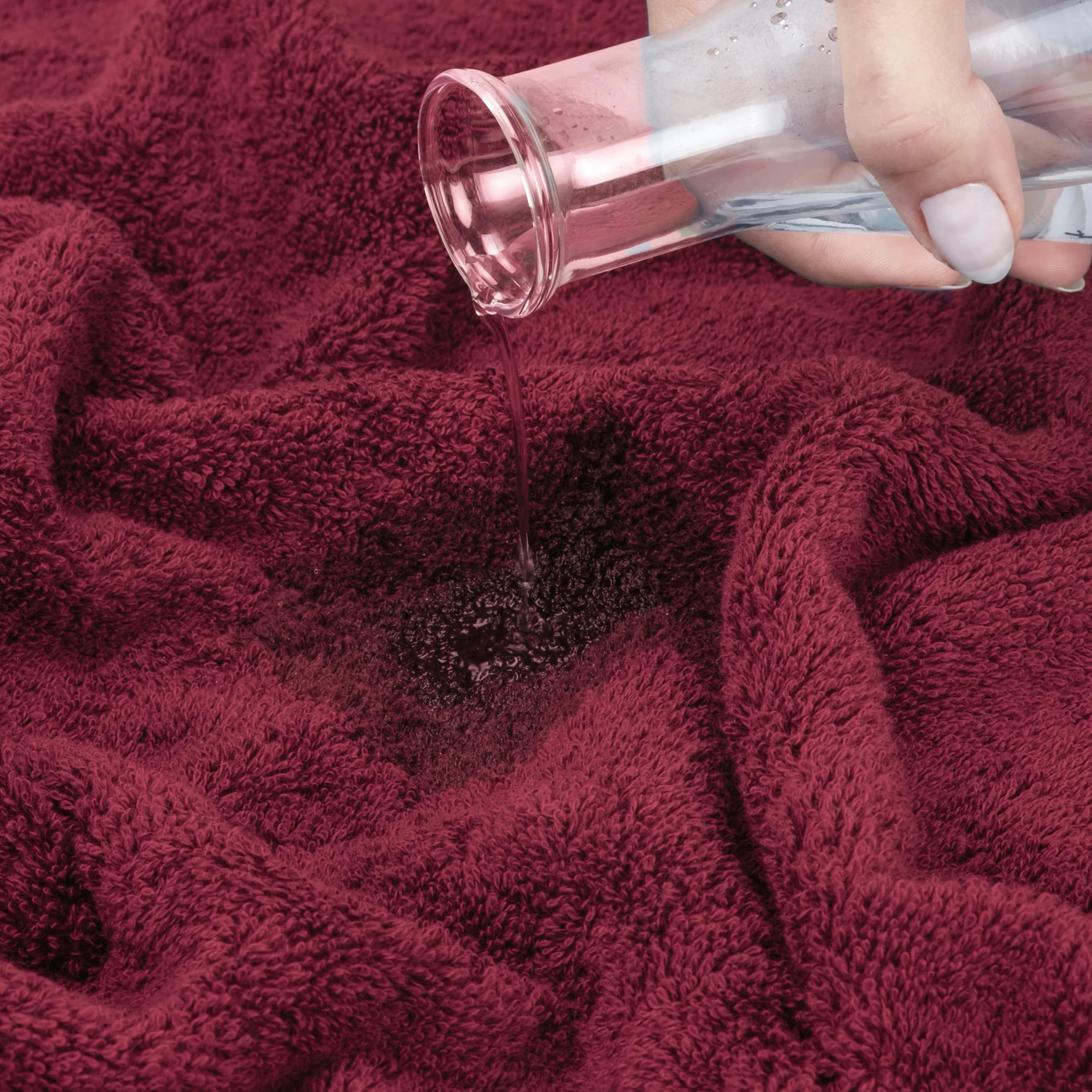 Hammetex Ręczniki Kąpielowe 2-pak 70x140 cm – 100% Bawełna Frotté – Certyfikat OEKO-TEX – Miękkie, Chłonne – z Zawieszką, Czerwony