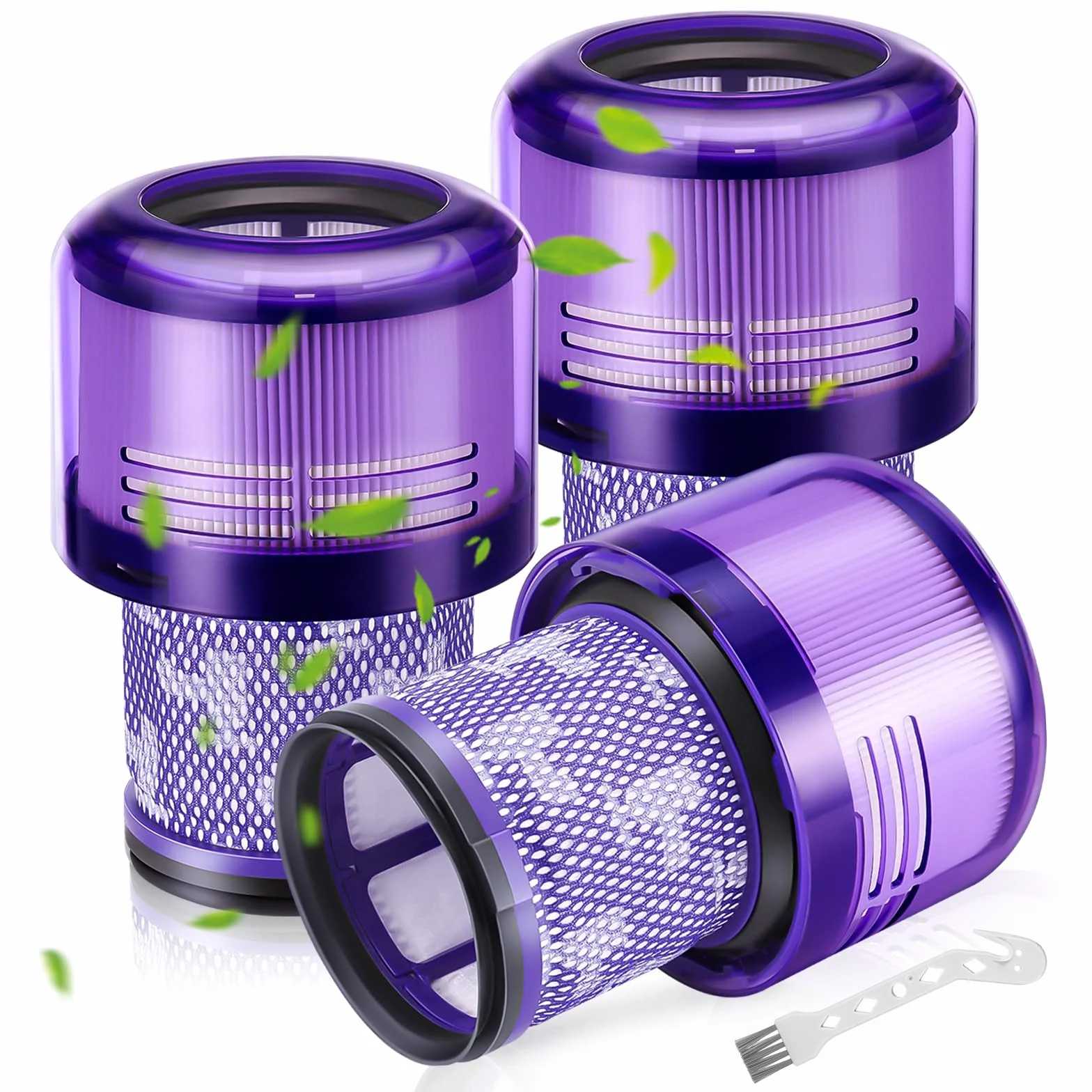 Filtr do Dyson V11, 3 sztuki zamiennych filtrów do odkurzacza akumulatorowego Dyson V11 Animal/Absolute/Torque Drive/Fluffy/Extra/Complete Pro/ V15 Detect/ SV14 SV17 SV22 odkurzacz akumulatorowy