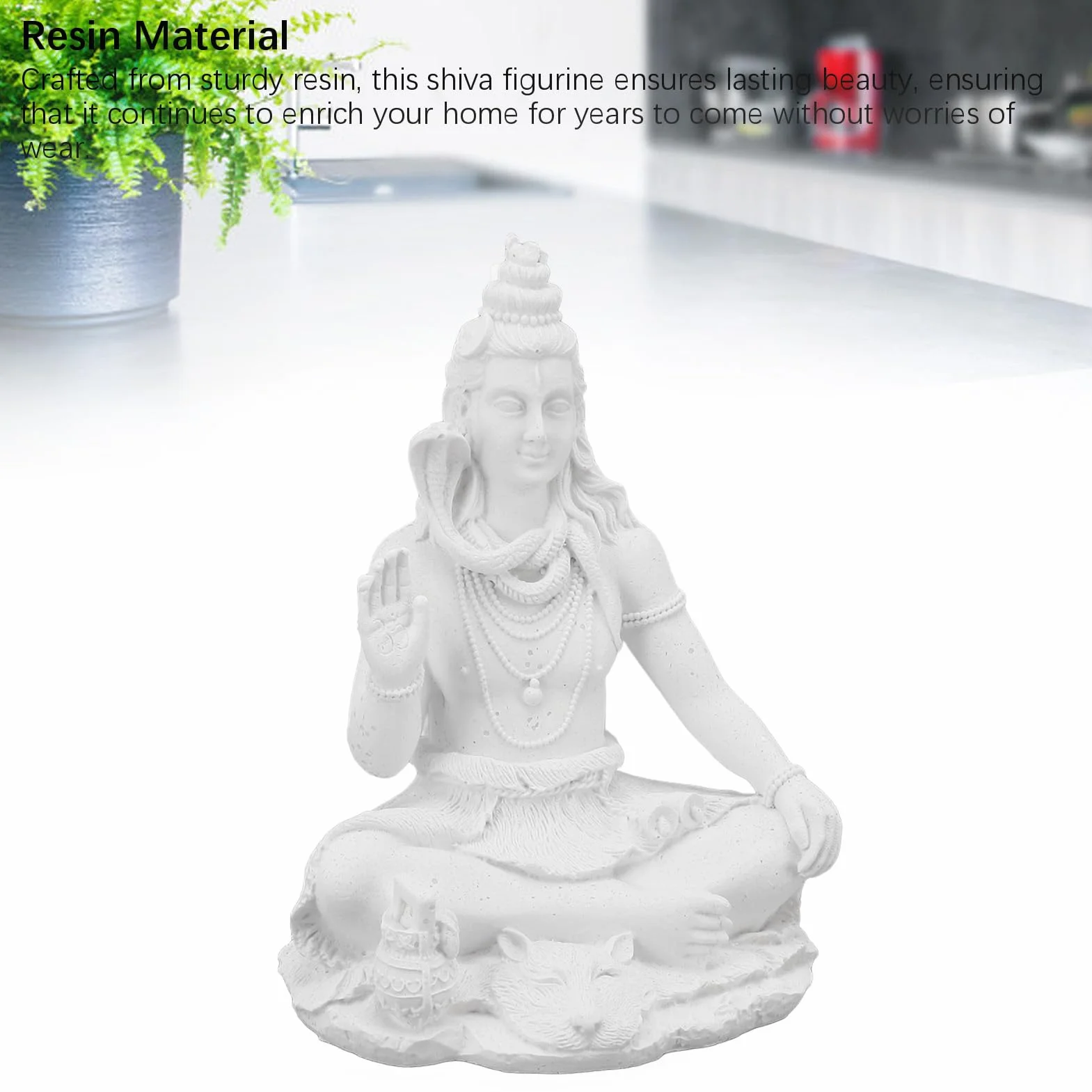 Hindu Shiva Statue, Lord Shiva Figurine in Meditation Pose, Indian Murti Puja Pozycja Duchowy Wystrój do Domowego Biura świątynia Mandir, Idealne Dary Parowania Domowego Diwali
