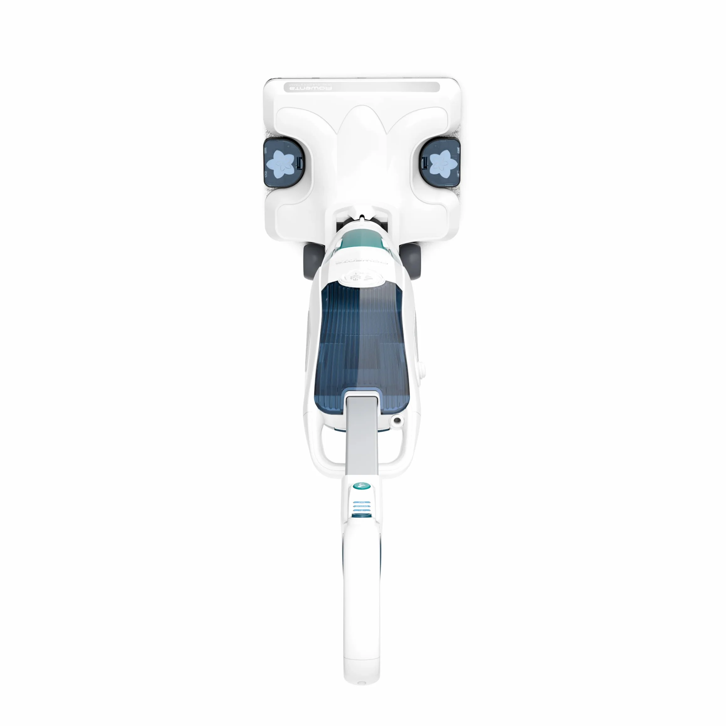 Rowenta 2 w 1 odkurzacz parowy, jednocześnie ssie i myje, eliminuje 99,9% bakterii, do wszystkich podłóg, bez detergentów, dyfuzor olejków eterycznych, Clean & Steam Revolution RY7757WH
