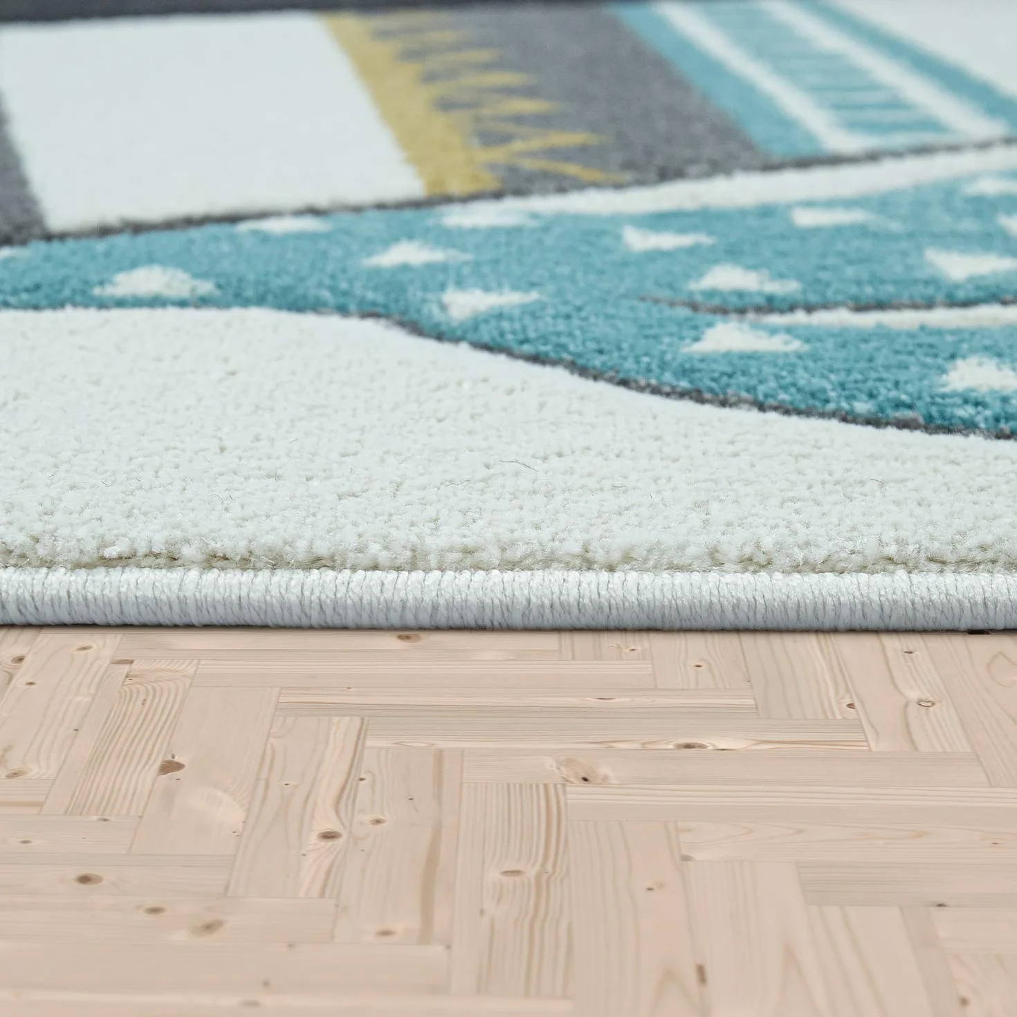 Paco Home Dywan Dzieciêcy Nowoczesne Pastelowe Kolory, Urocze Motywy, Efekt 3D, Rozmiar:160x230 cm, Kolor: Kremowy
