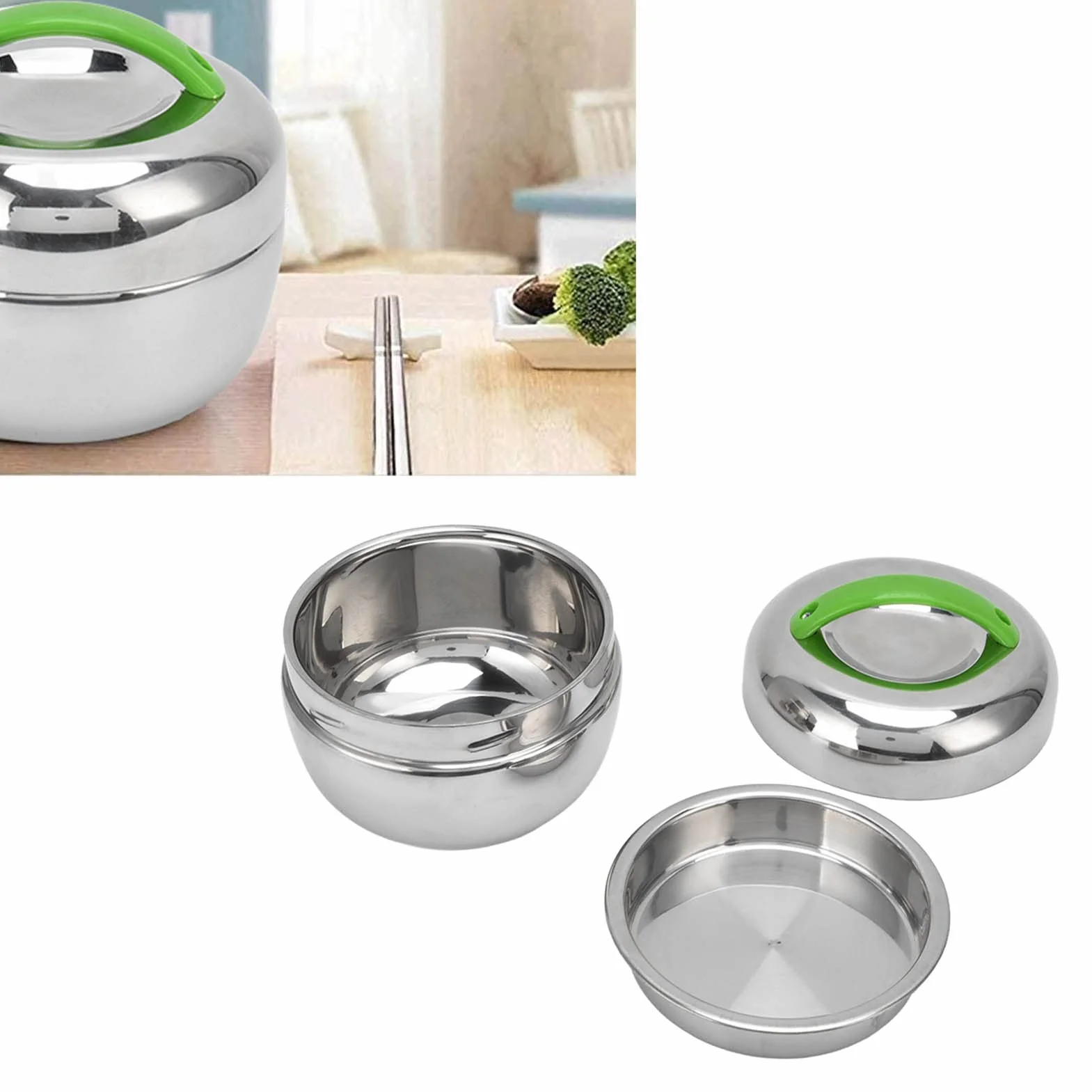 Stainless Steel Lunch Box 800ml Izolowany Pojemnik na Lunch Leak Proof