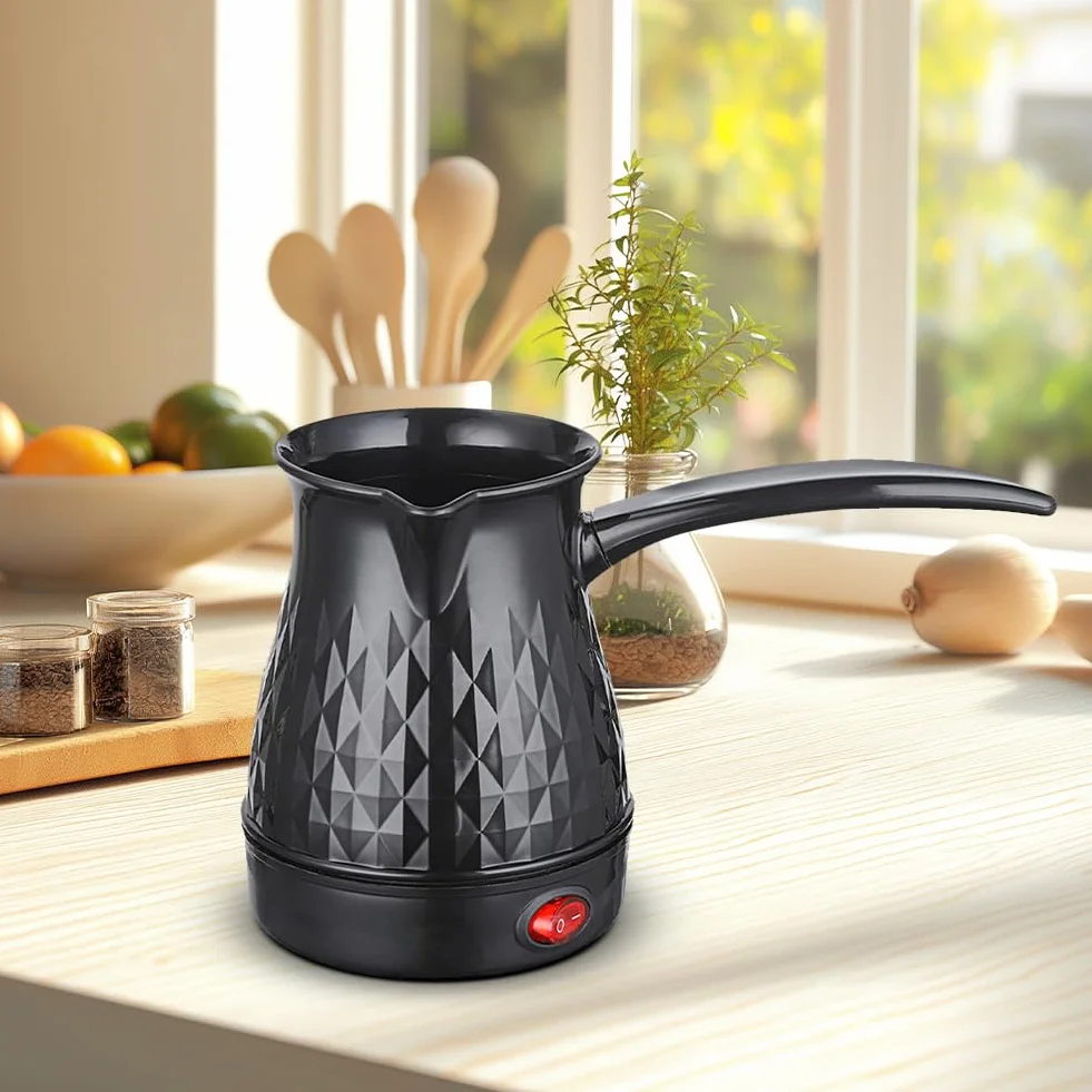CEWROM Zaparzacz do espresso indukcyjny, 500 ml, turecki dzbanek do kawy, dzbanek na mleko