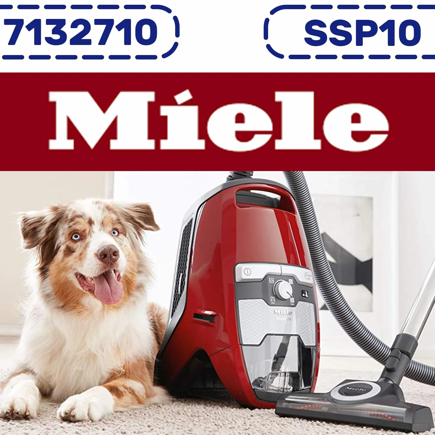 Szczotka okrągła do odkurzacza Ø35 mm z oryginalnym kodem 7132710 SSP10 do Miele - Gwarancja 10 lat - MONTERAL