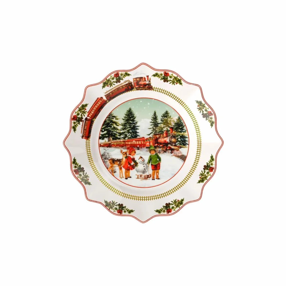 Villeroy & Boch Annual Christmas Edition talerz 2025 24 cm kolorowy porcelana Premium