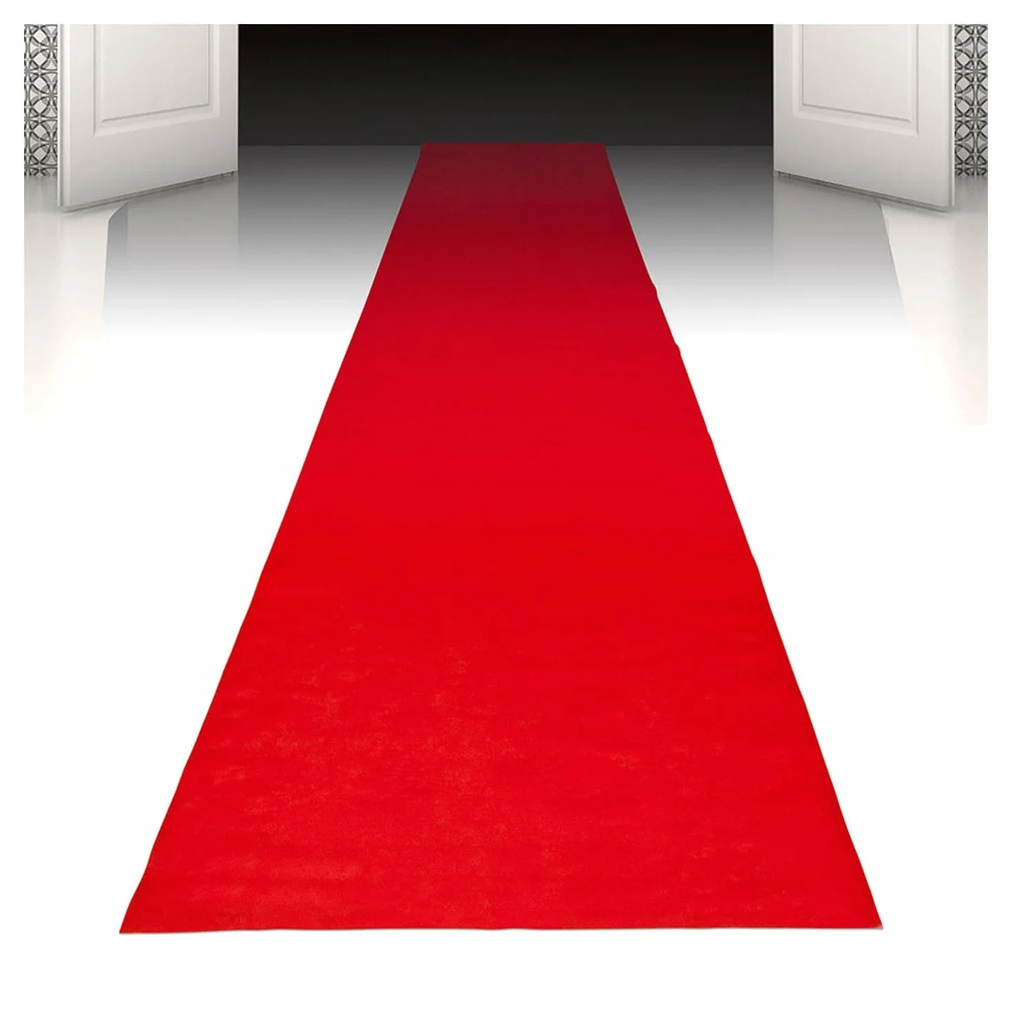 Boland 44167 - Czerwony dywan, 450 x 60 cm, Dekoracja, KarnawaB, Impreza z motywem, VIP, Zlub, Halloween