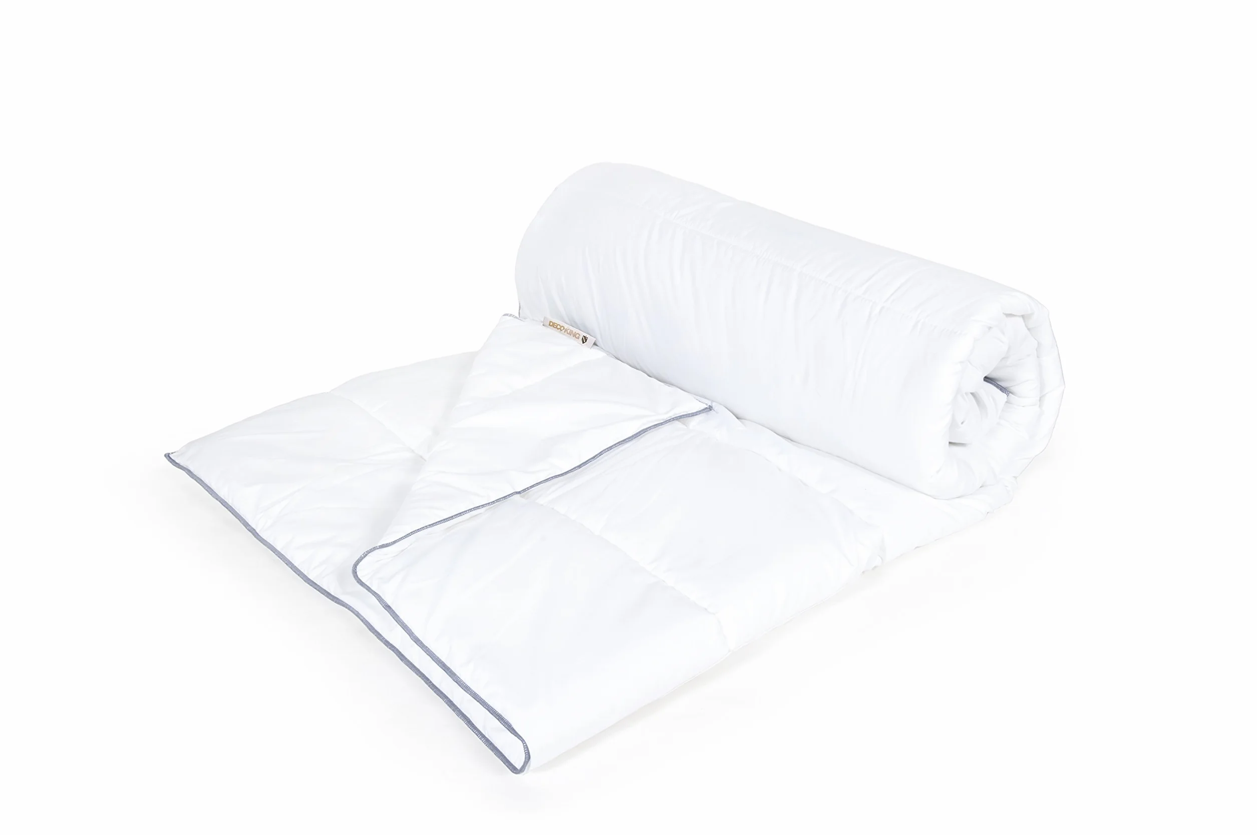 DecoKing 34583 letnia kołdra 155 x 220 cm, pikowana kołdra antyalergiczna dla alergików, kołdra letnia, 100% mikrofibra, 1100 g Libra