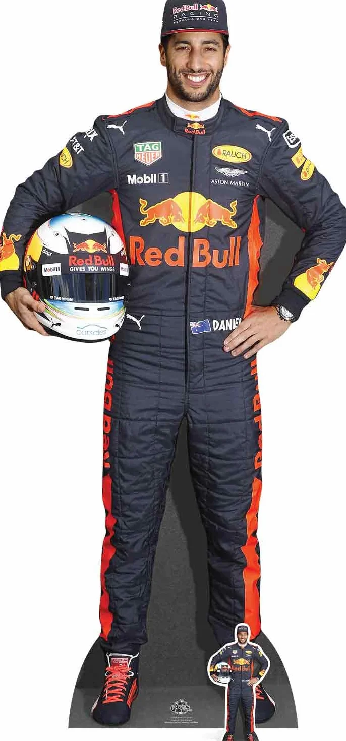 Star Cutouts Ltd CS664 Daniel Ricciardo, karton, wielokolorowy, 178 x 85 x 178 cm
