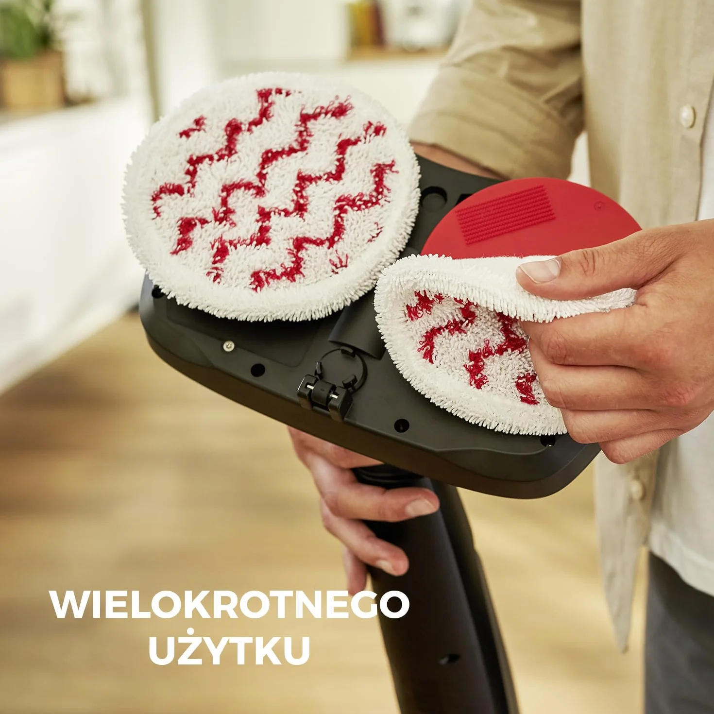 Vileda Looper mop elektryczny bezprzewodowy ze spryskiwaczem do mycia podłóg