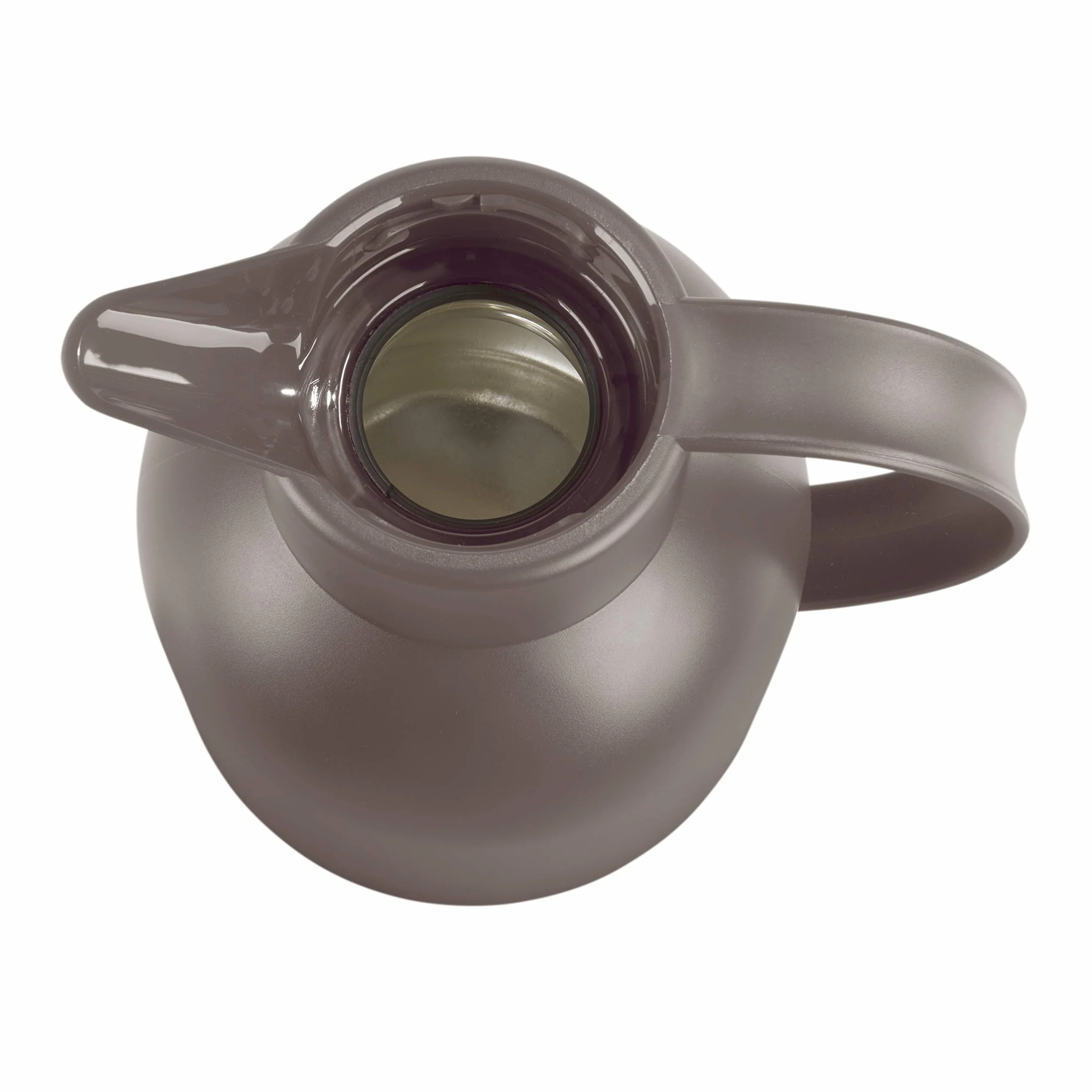 Emsa N40122 Samba termos | 1,5 litra | zamknięcie Quick Press | 12 h gorący i zimny przez 24 h | półprzezroczysty szarobrązowy