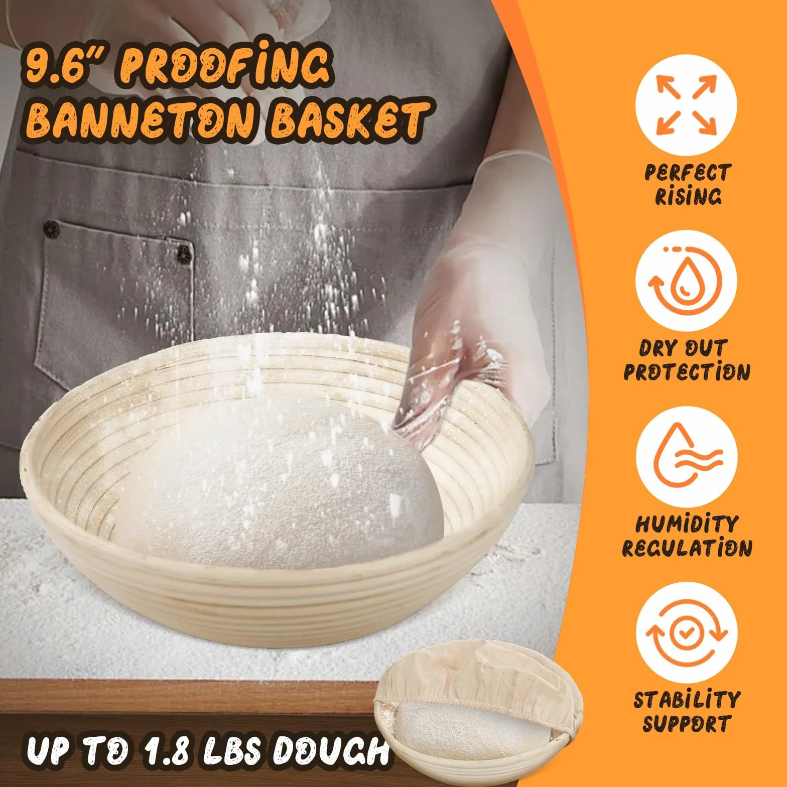 Żeliwny garnek Dutch Oven 26 cm do pieczenia chleba z pokrywką 2 w 1