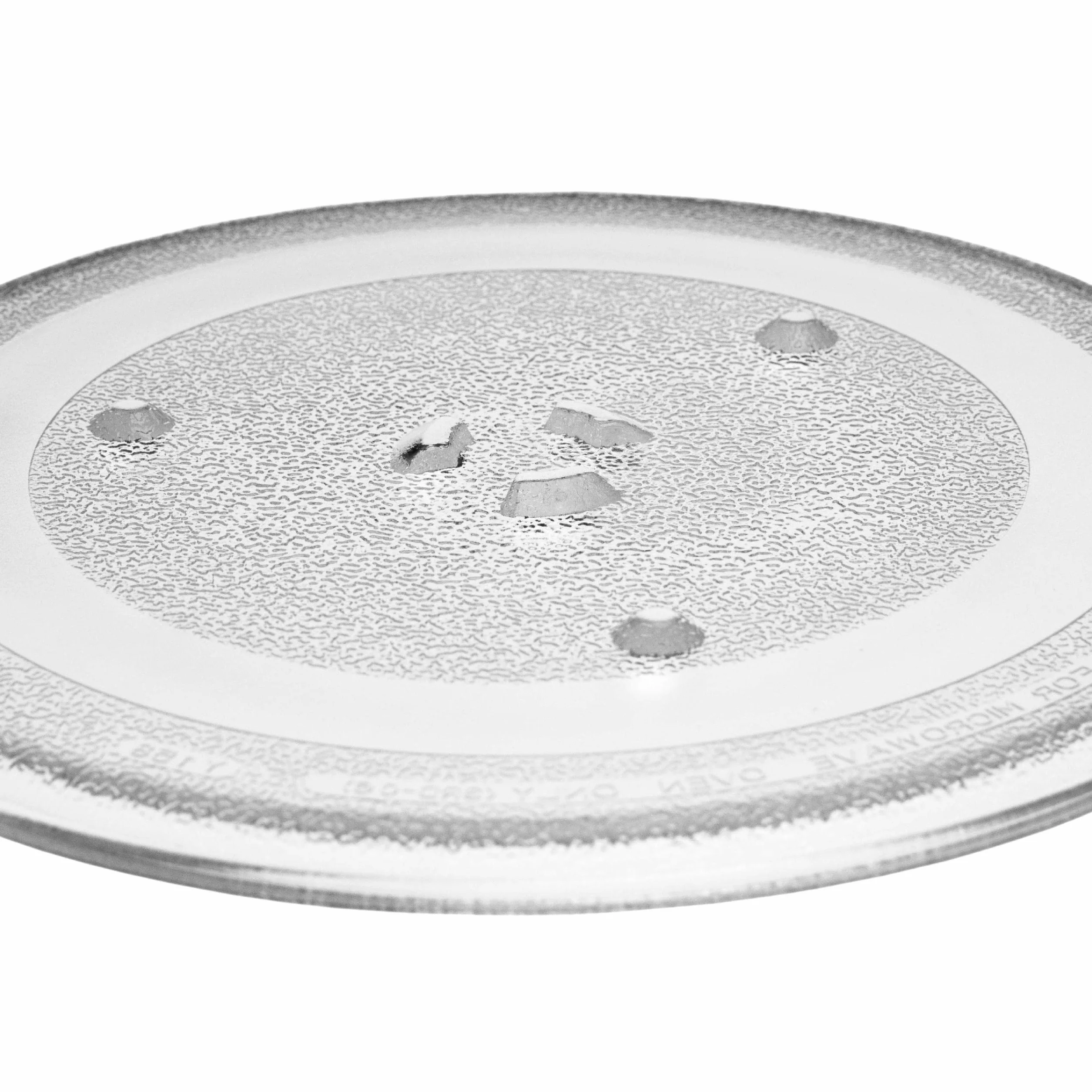 vhbw Szklany talerz do kuchenki mikrofalowej kompatybilny z Samsung MS23K3513AS/EO, MS23K3513ASEN, MS23K3513AW/EN, MS23K3513AWEN, MS23K3555EK/EN