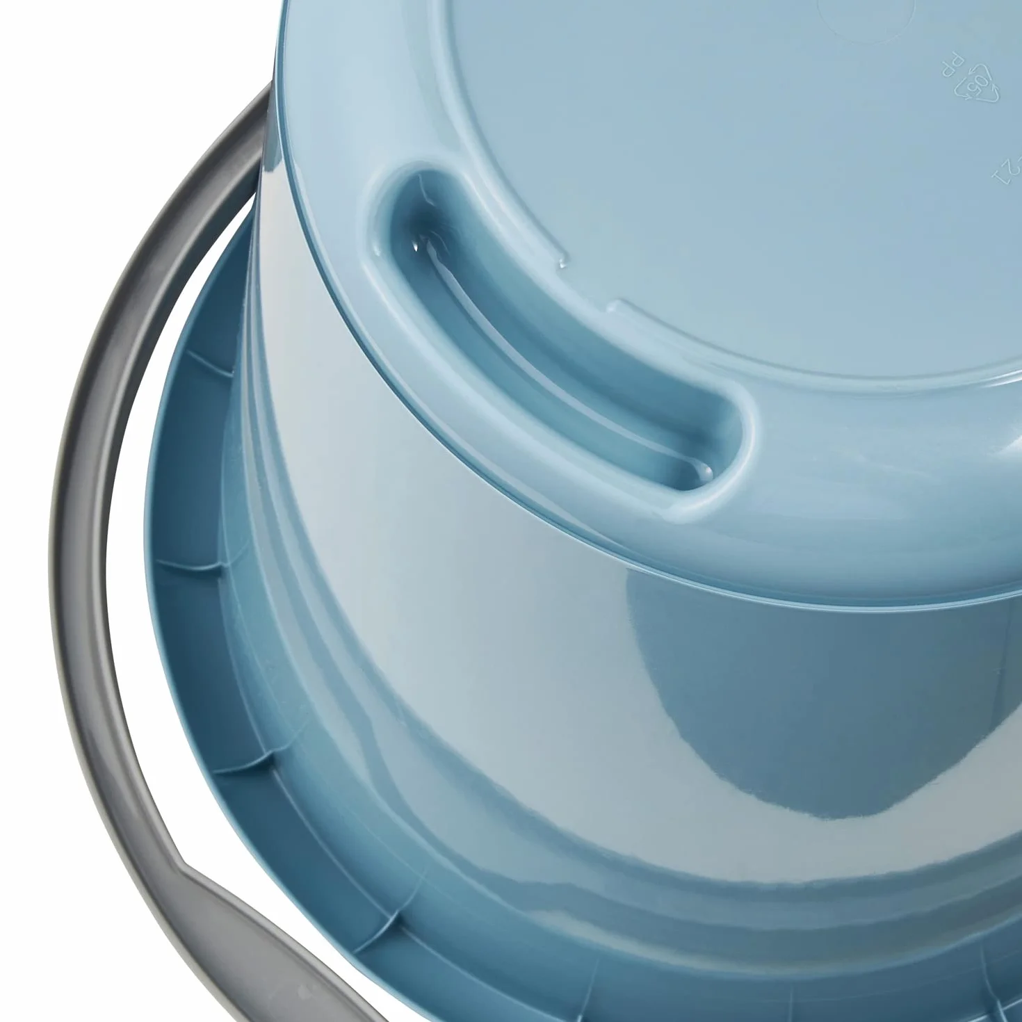 Keeeper Eimer 10 l mit Mess-Skala und ergonomischem Griff, Nordic Blue