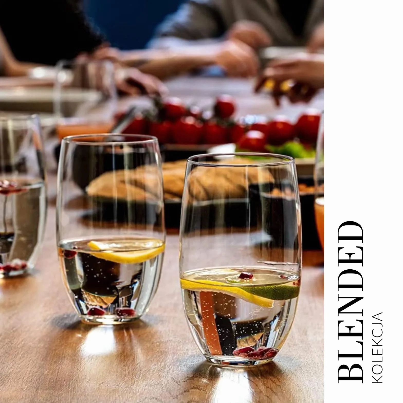 KROSNO Szklanki do Wody, Soków i Innych Napojów | Zestaw 6 Szklanek | 510 Ml | Kolekcja Blended | Idealne do Domu, Restauracji i na Przyjęcia | Można Myć w Zmywarce