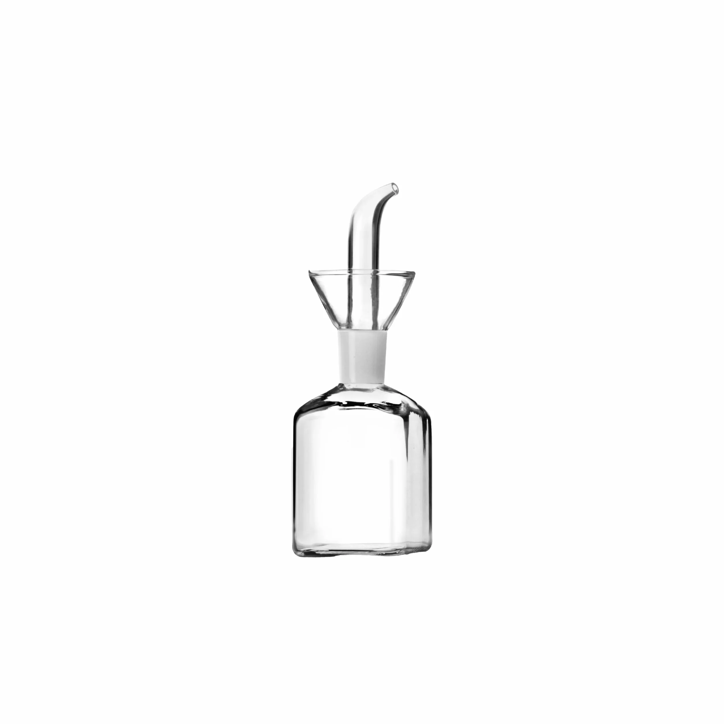 Ibili Butelka na olej spożywczy 125 ml ze szkła, przezroczysta, 13 x 6 x 6 cm